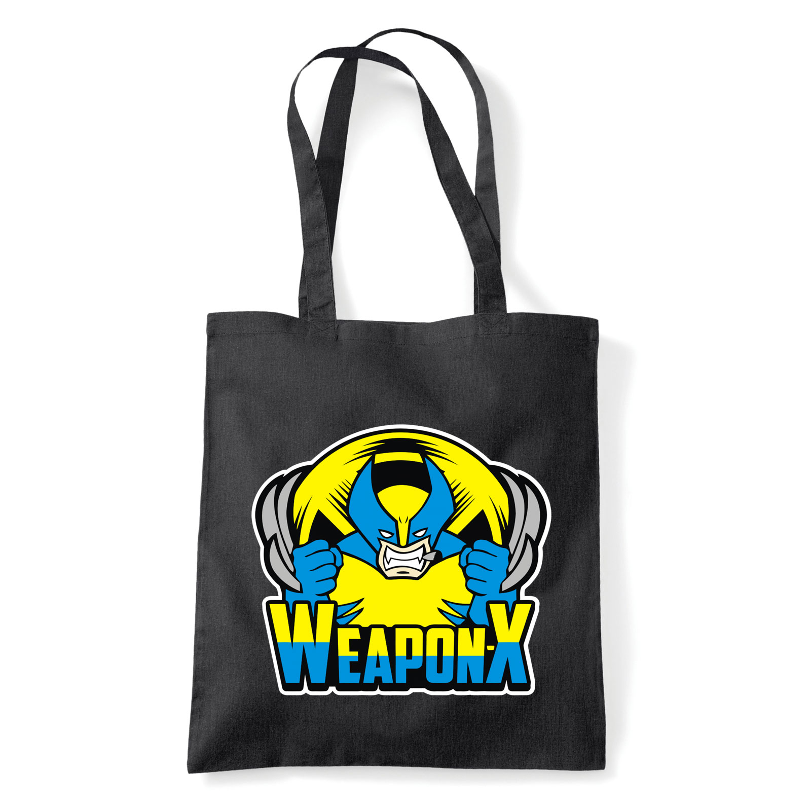 farkas wolverine rozsomák Fekete Shopper Vászontáska