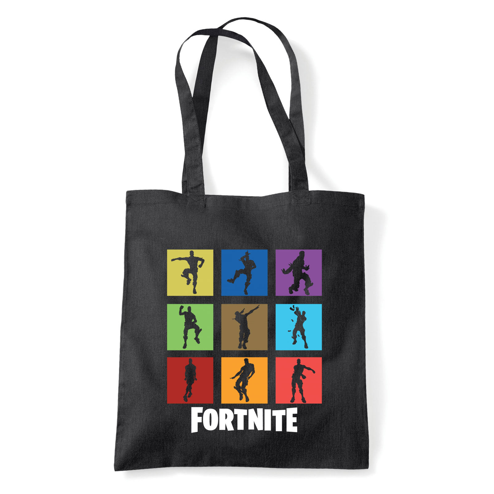 Fortntie emotok Fekete Shopper Vászontáska