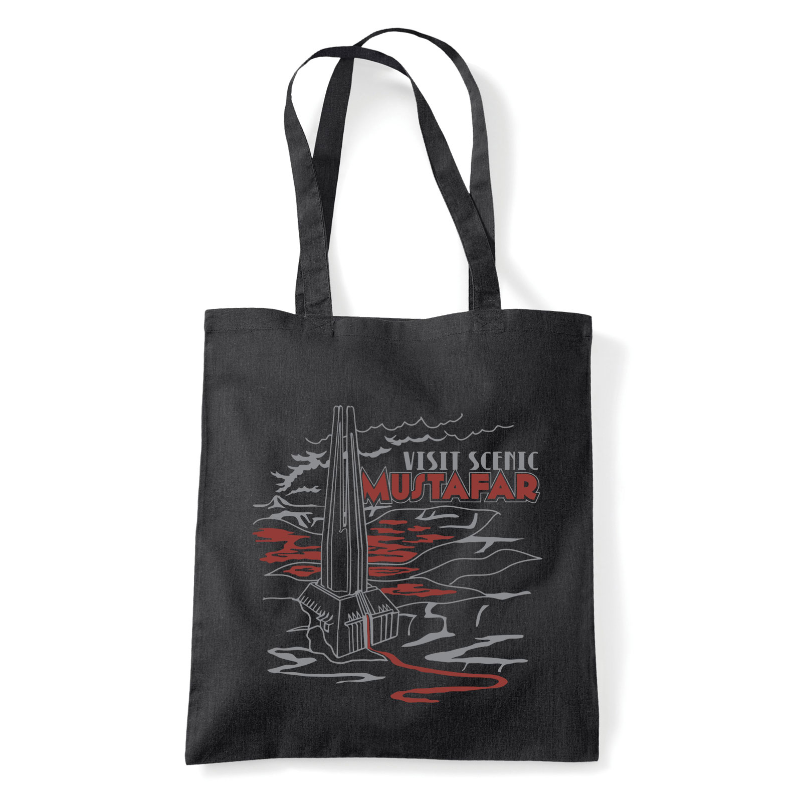 star wars mustafar Fekete Shopper Vászontáska