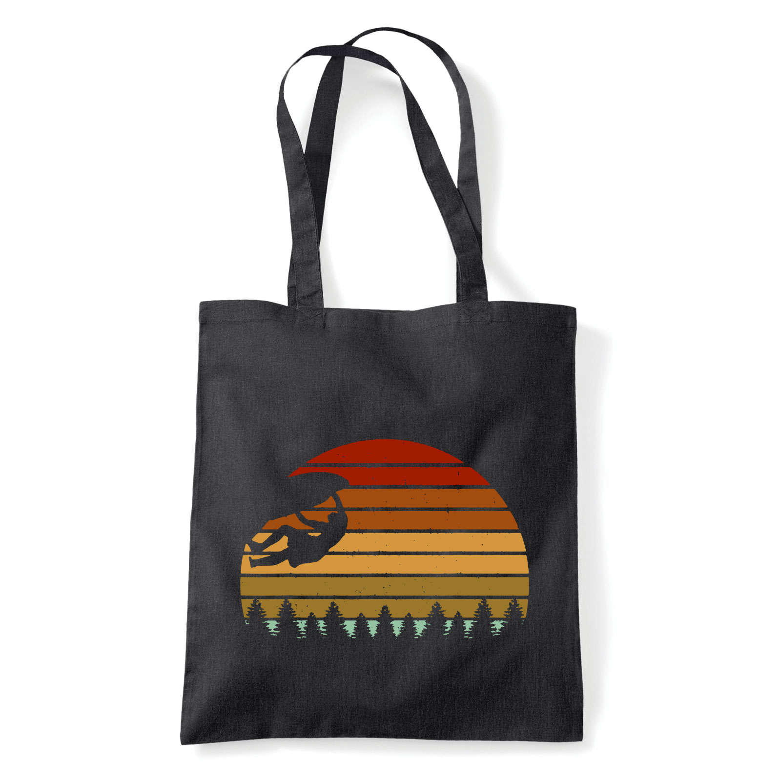 hegymászás hegymászó Fekete Shopper Vászontáska