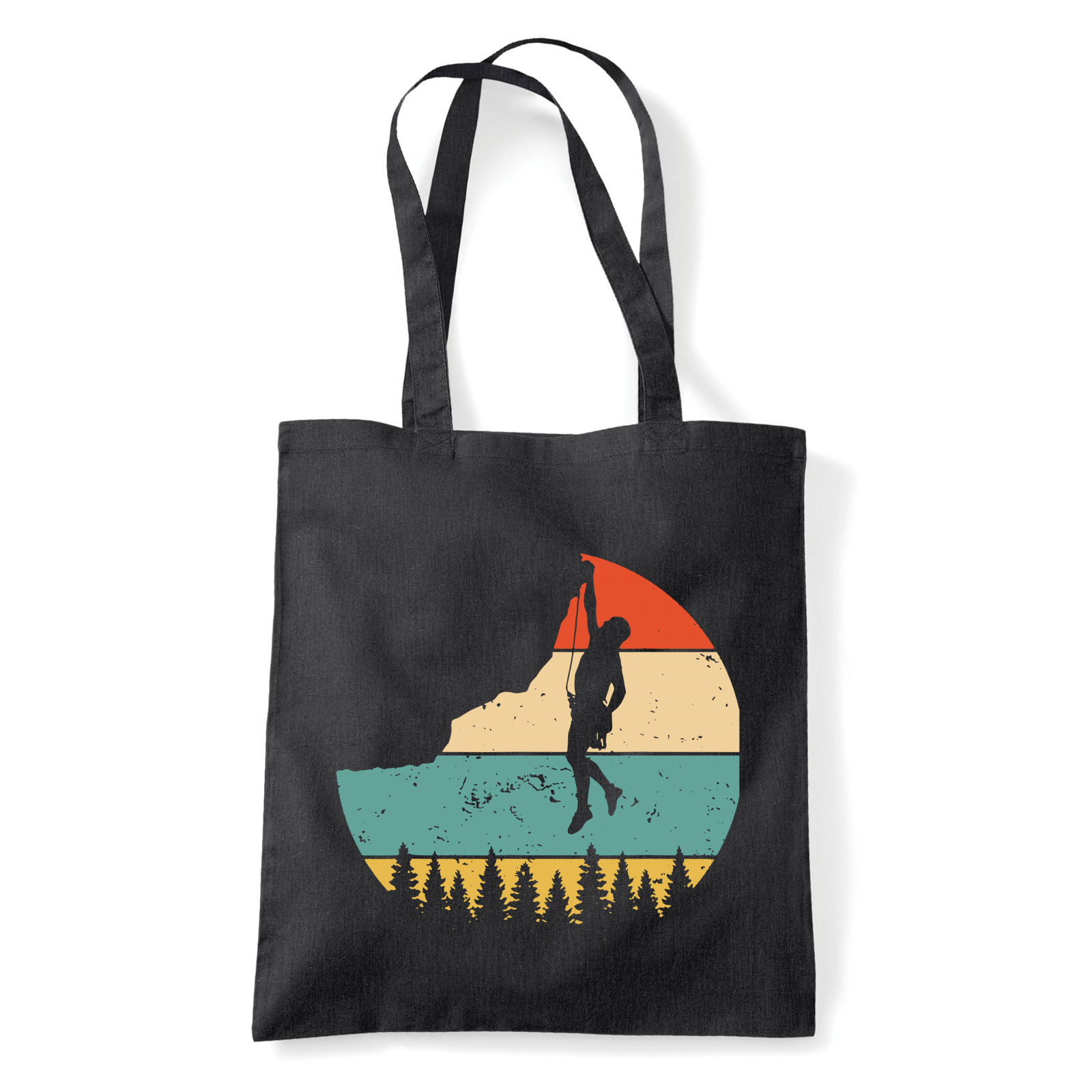 hegymászás hegymászó Fekete Shopper Vászontáska