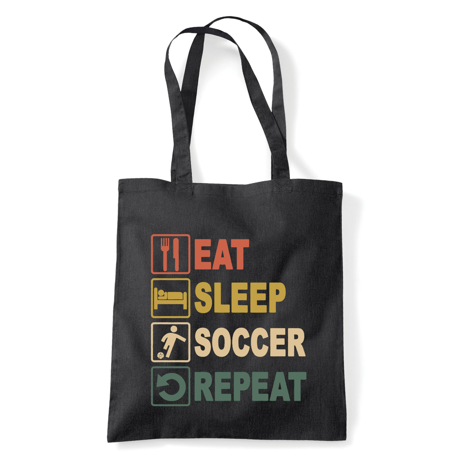 foci focis focista football Fekete Shopper Vászontáska