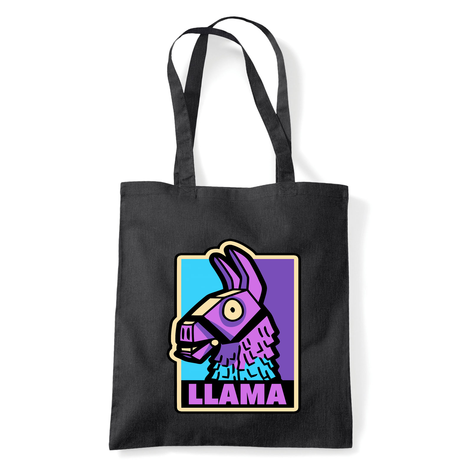 fortnite loot láma Fekete Shopper Vászontáska