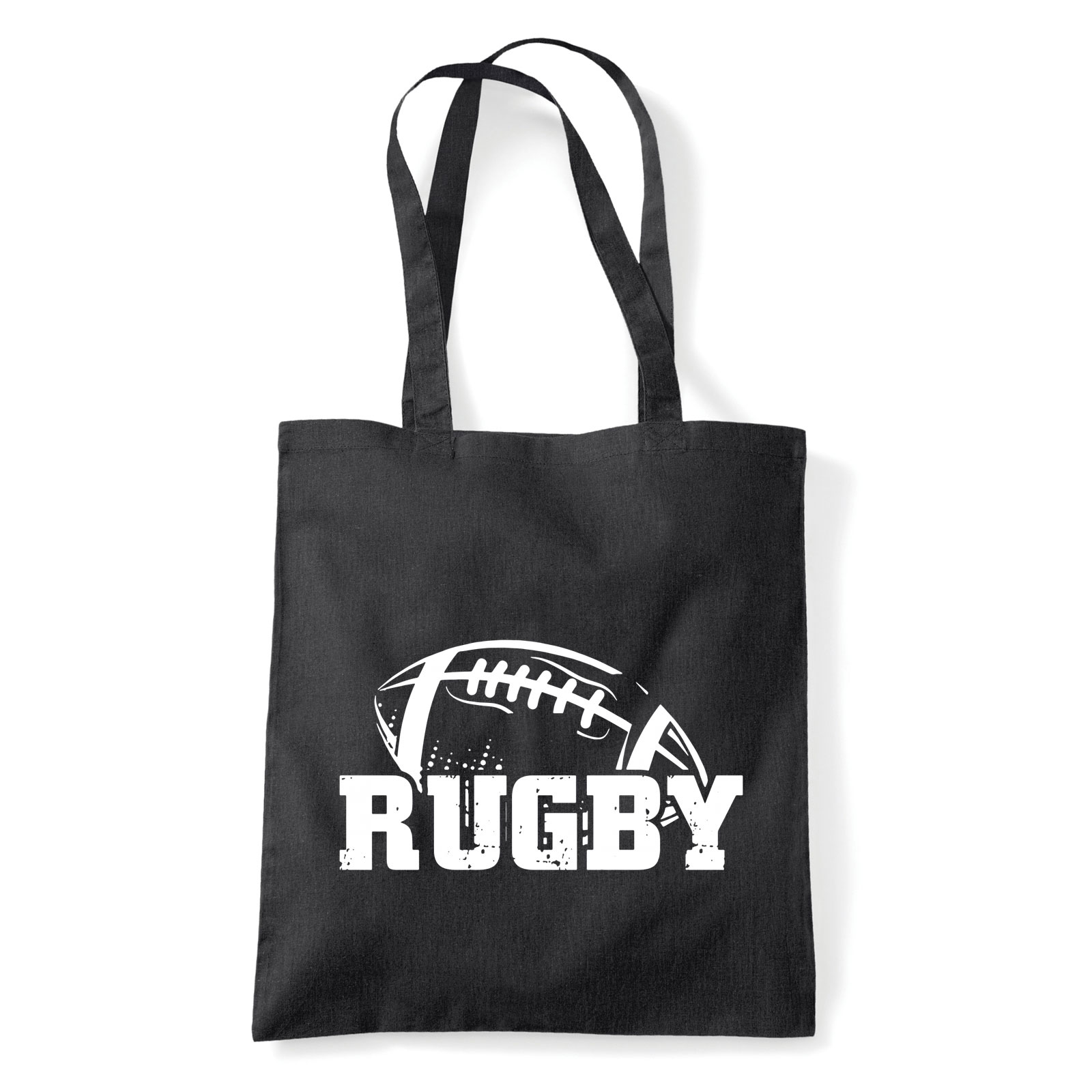 Rugby Fekete Shopper Vászontáska