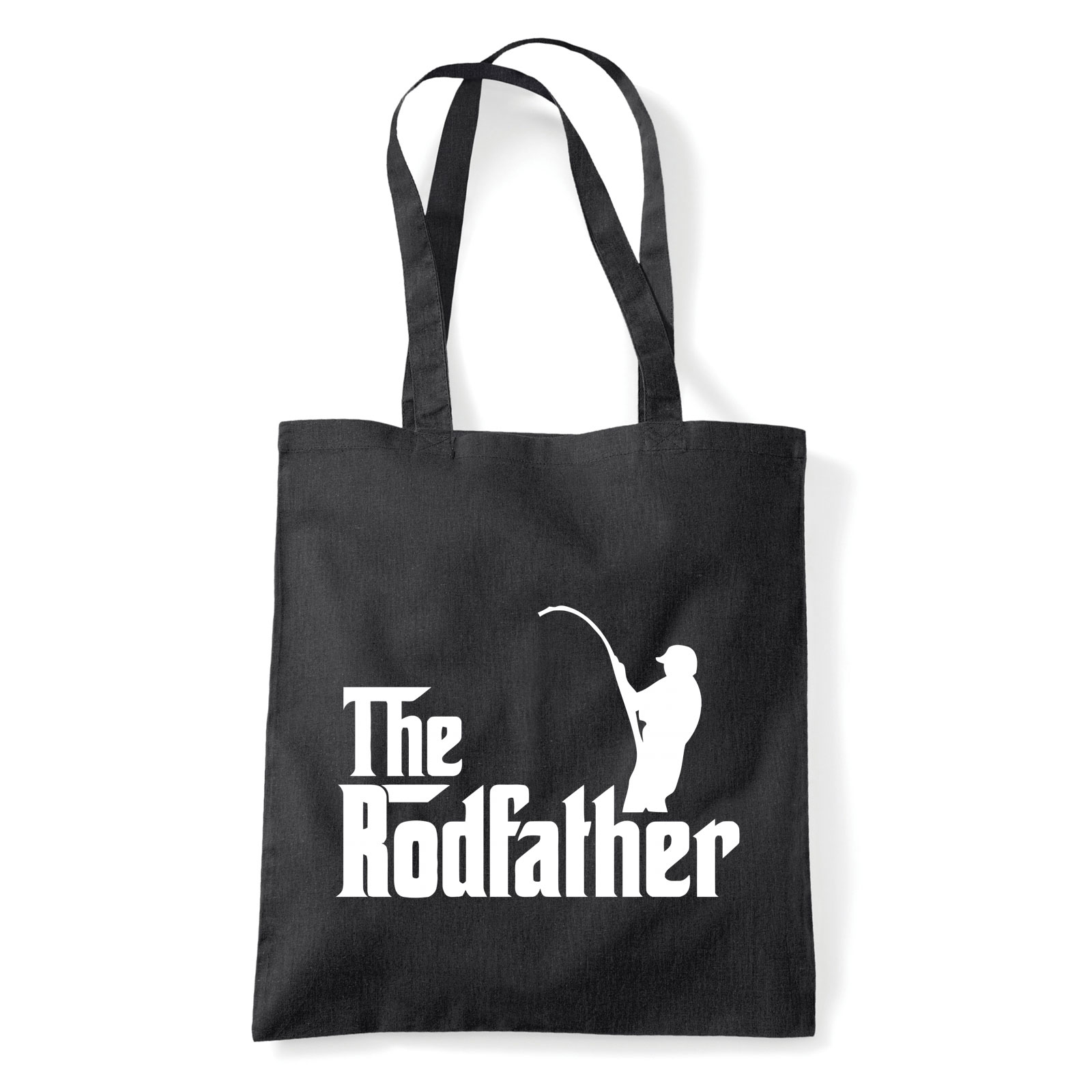 horgász horgászat Fekete Shopper Vászontáska