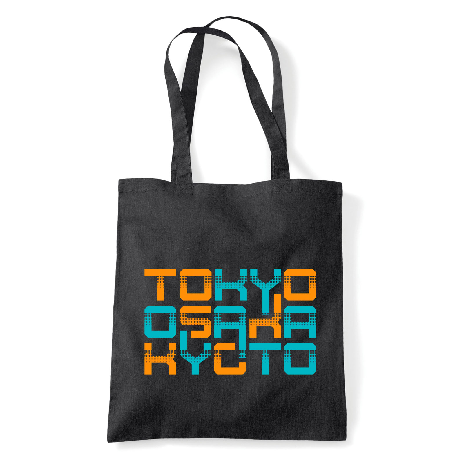japán tokyo kyoto Fekete Shopper Vászontáska