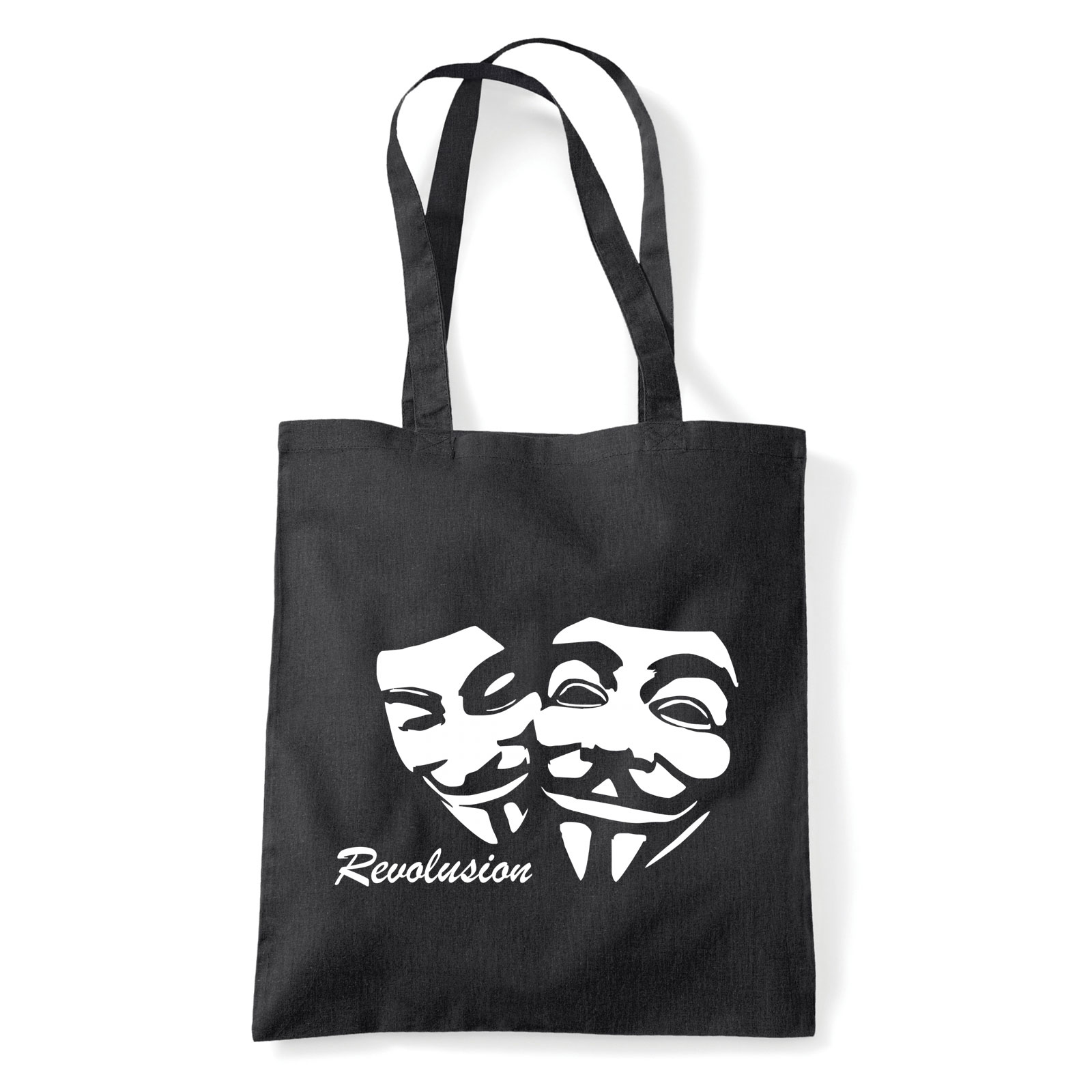 anonymus Fekete Shopper Vászontáska
