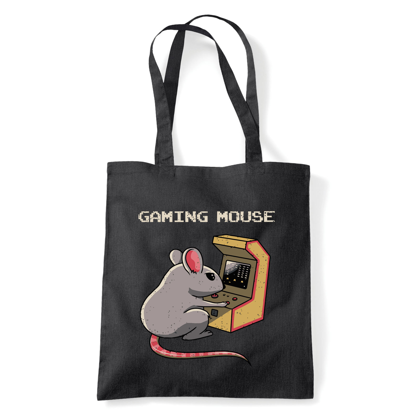 Gaming Mouse  Fekete Shopper Vászontáska