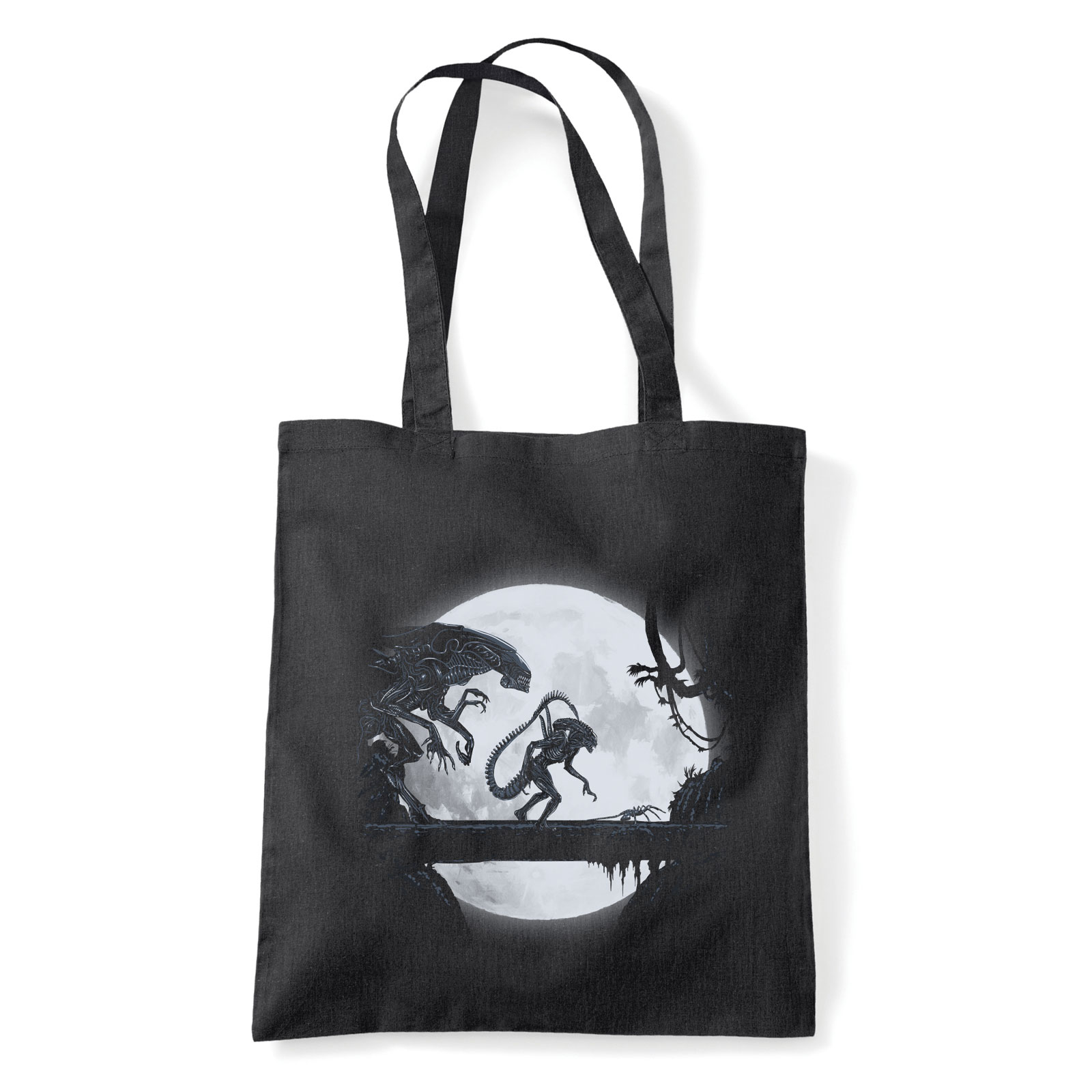 alien Fekete Shopper Vászontáska