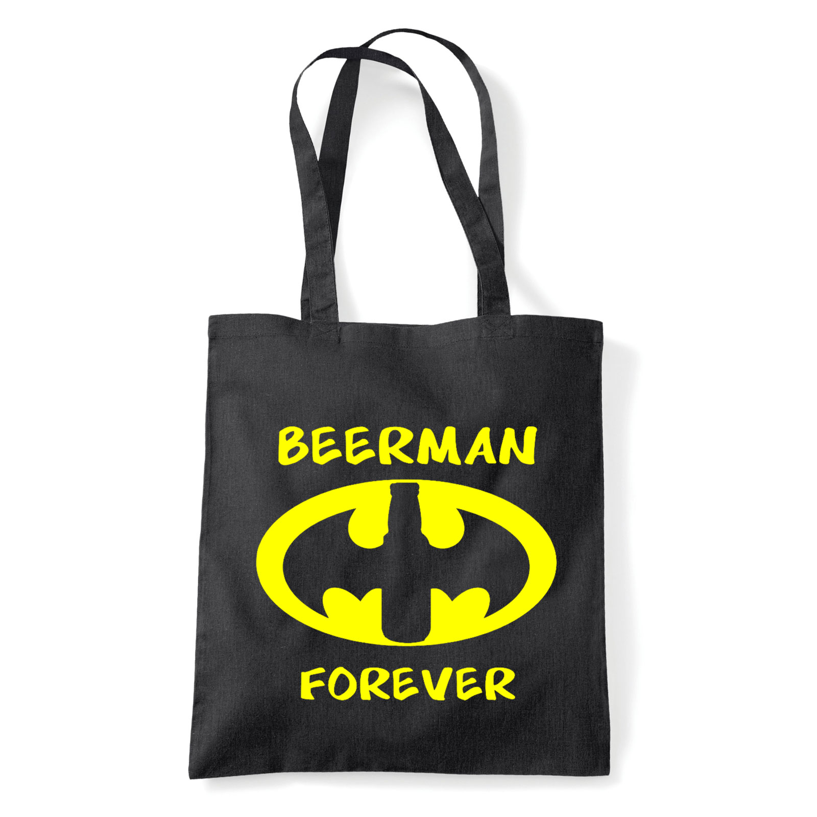 beerman sör alkohol humor Fekete Shopper Vászontáska