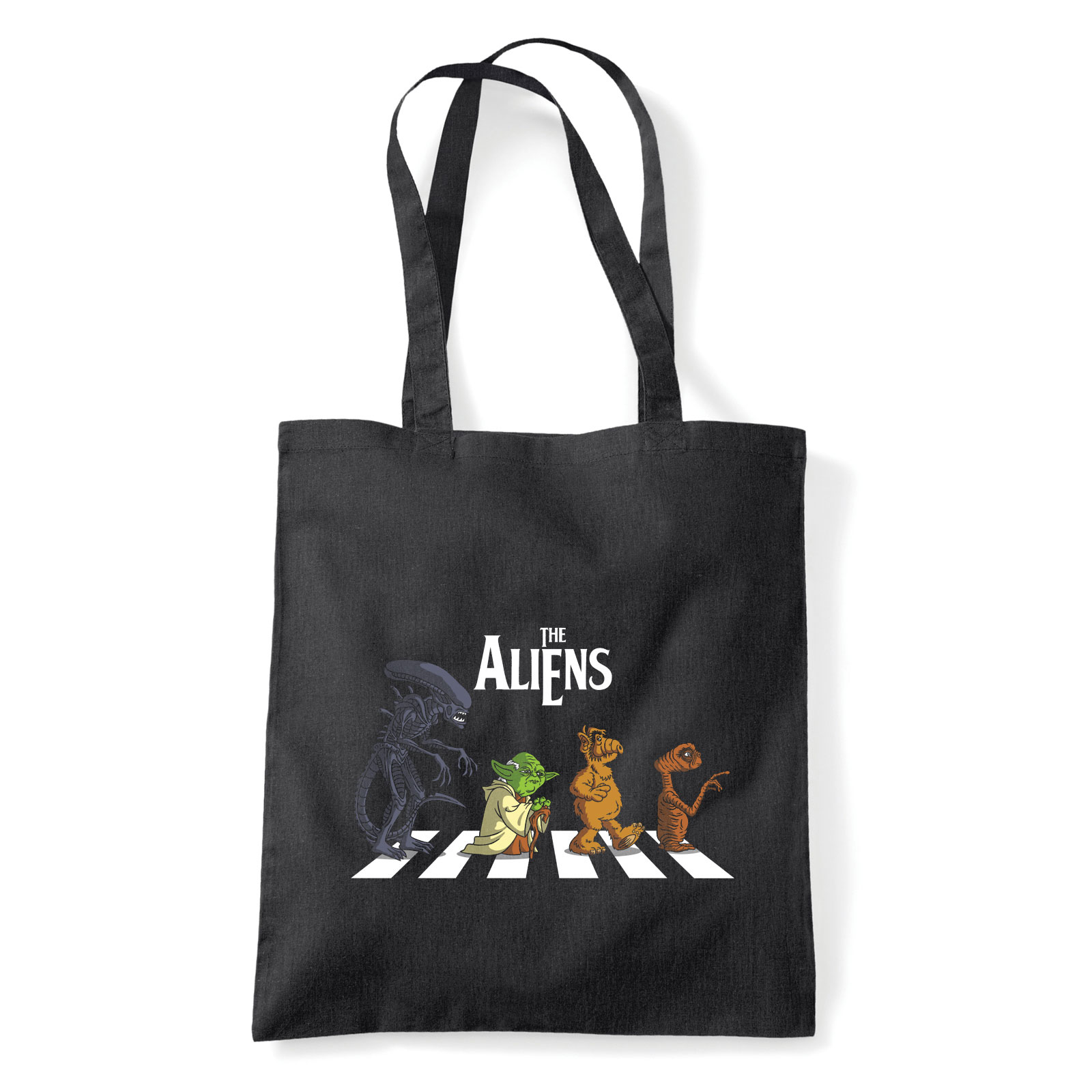 alien yoda alf et Fekete Shopper Vászontáska
