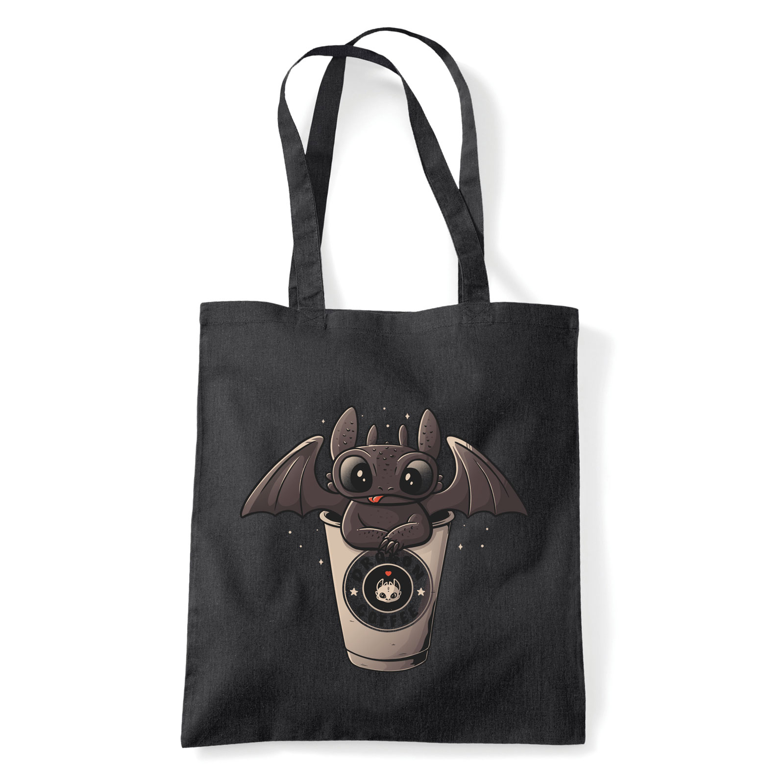 Éjfúria Kávé Fekete Shopper Vászontáska