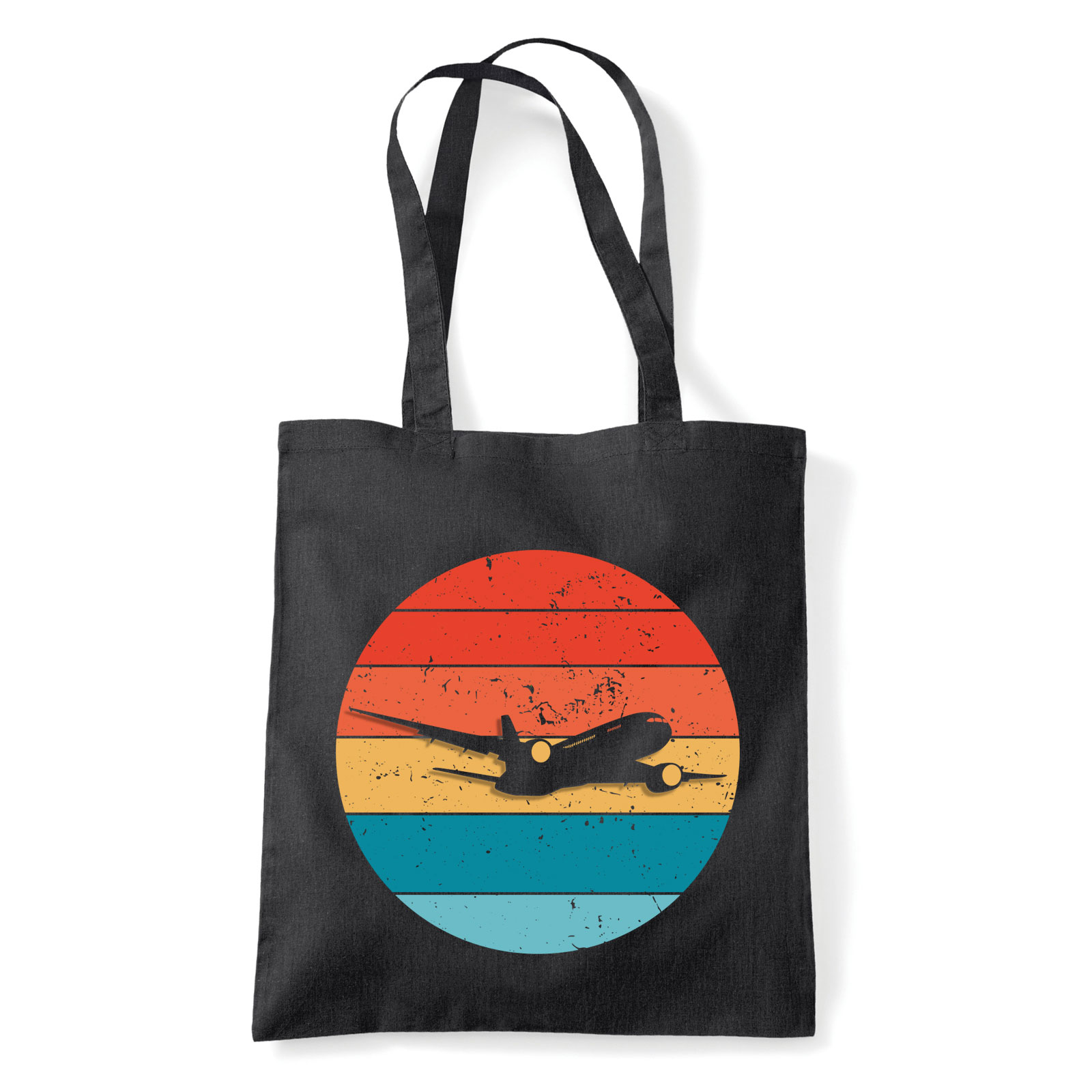 repülő repülés airplane Fekete Shopper Vászontáska