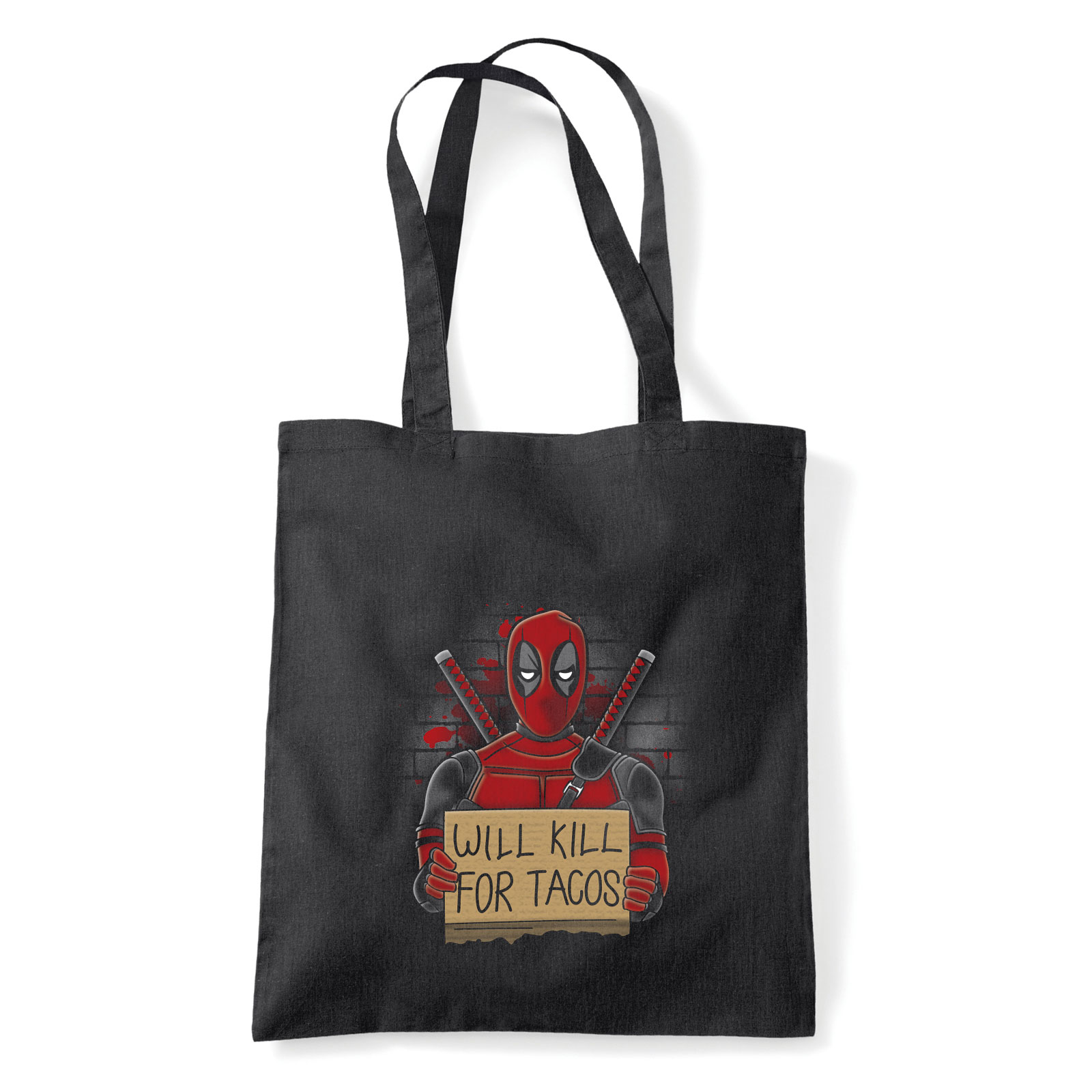 deadpool Fekete Shopper Vászontáska