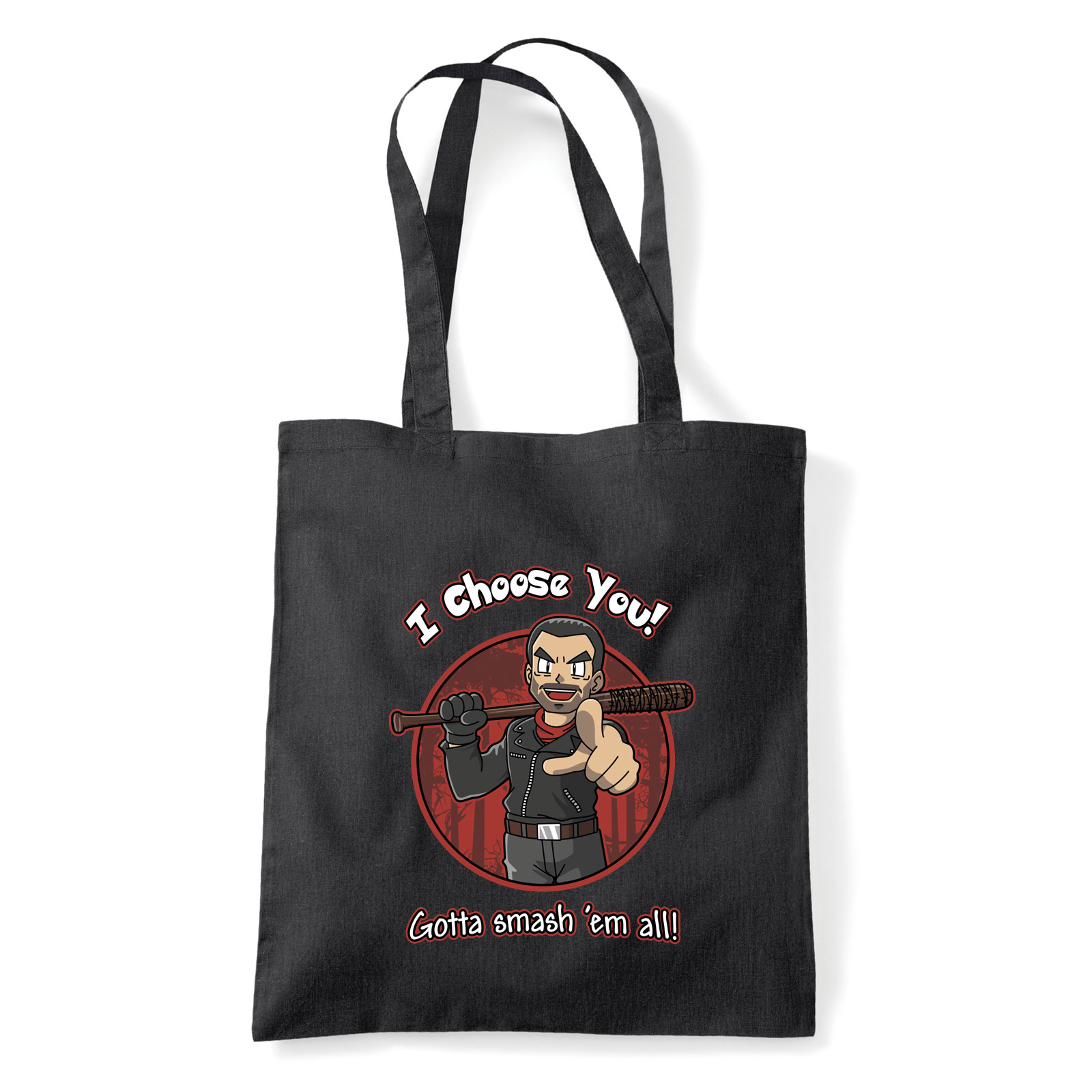 negan walking dead Fekete Shopper Vászontáska