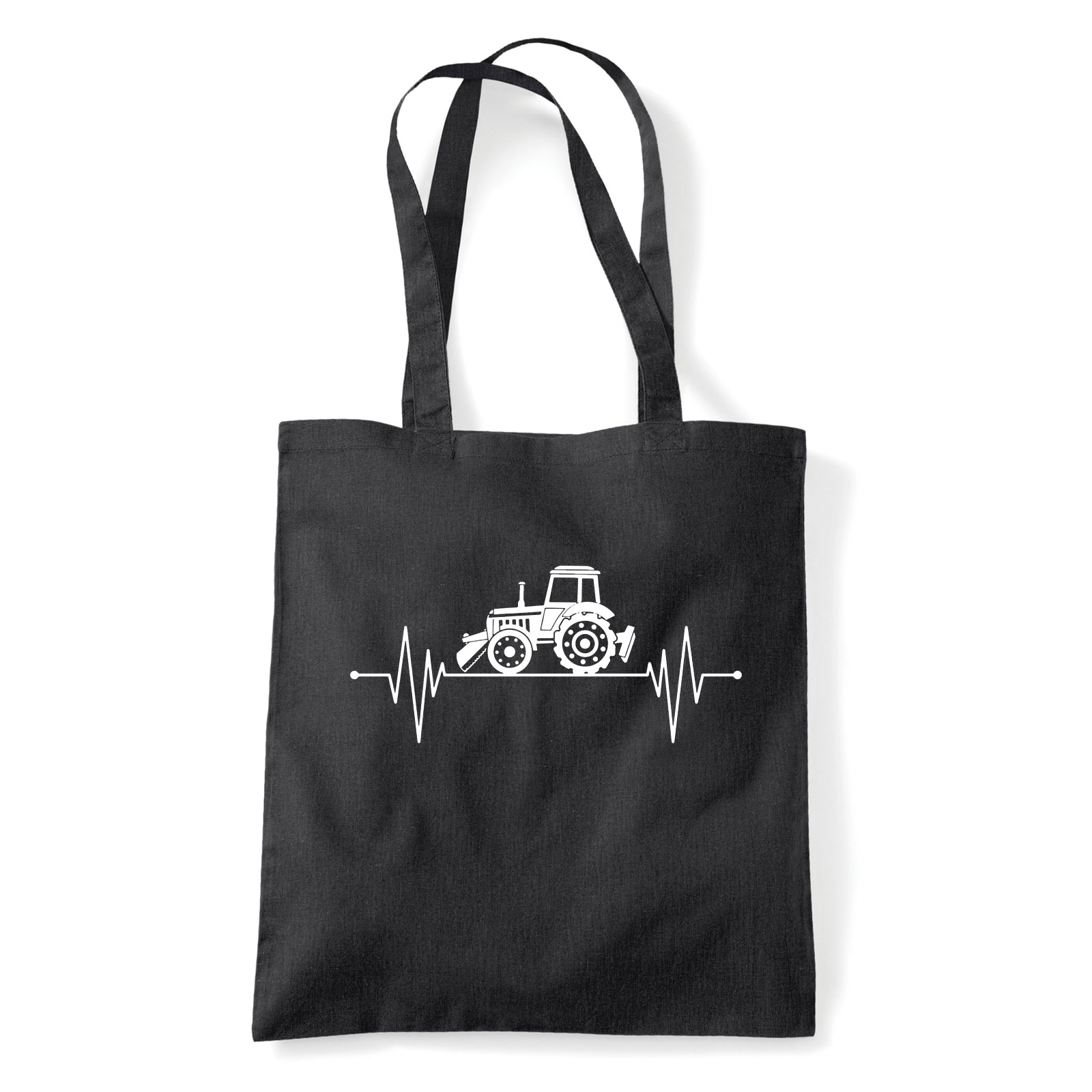 traktor szívhang Fekete Shopper Vászontáska