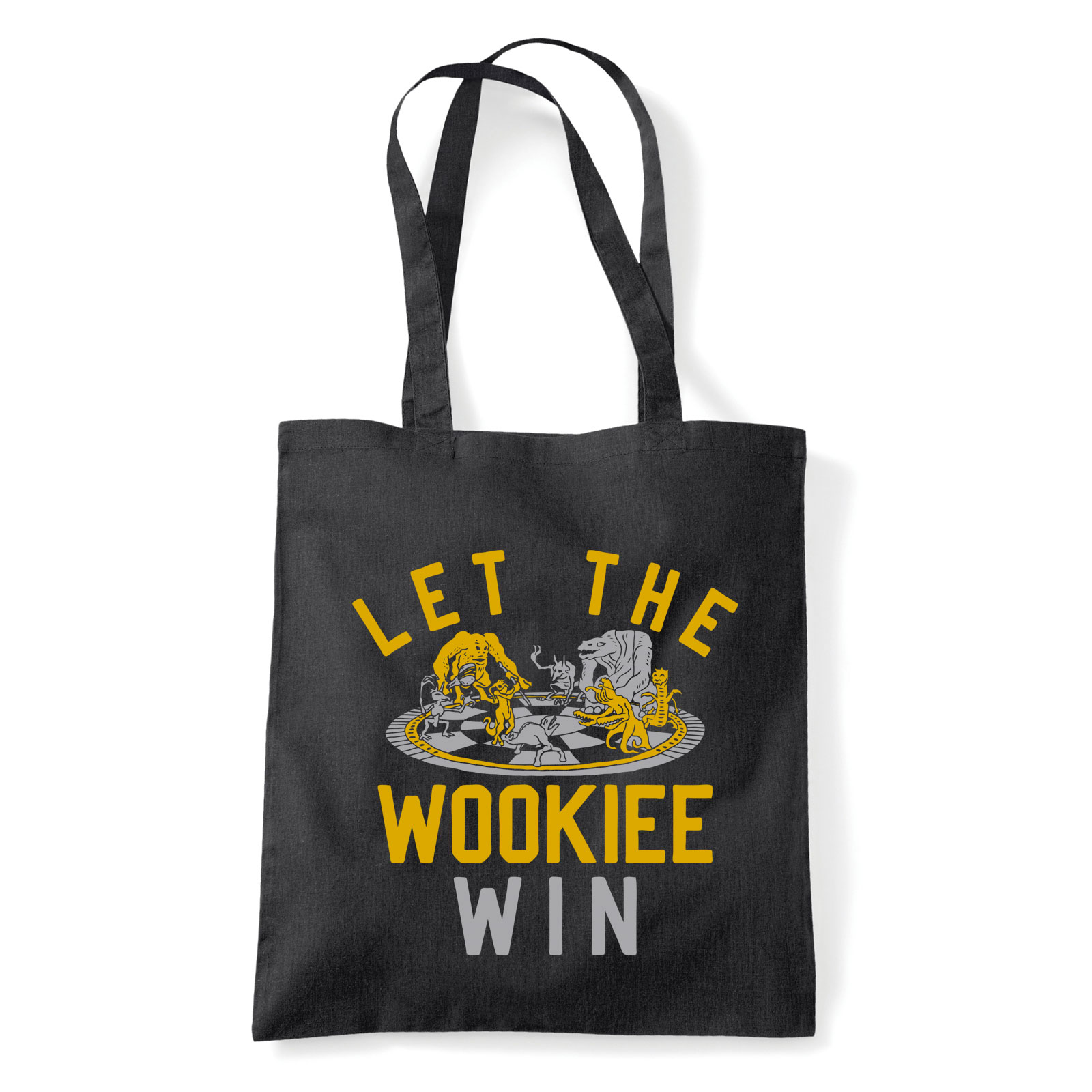star wars wookie choowie chewbacca Fekete Shopper Vászontáska