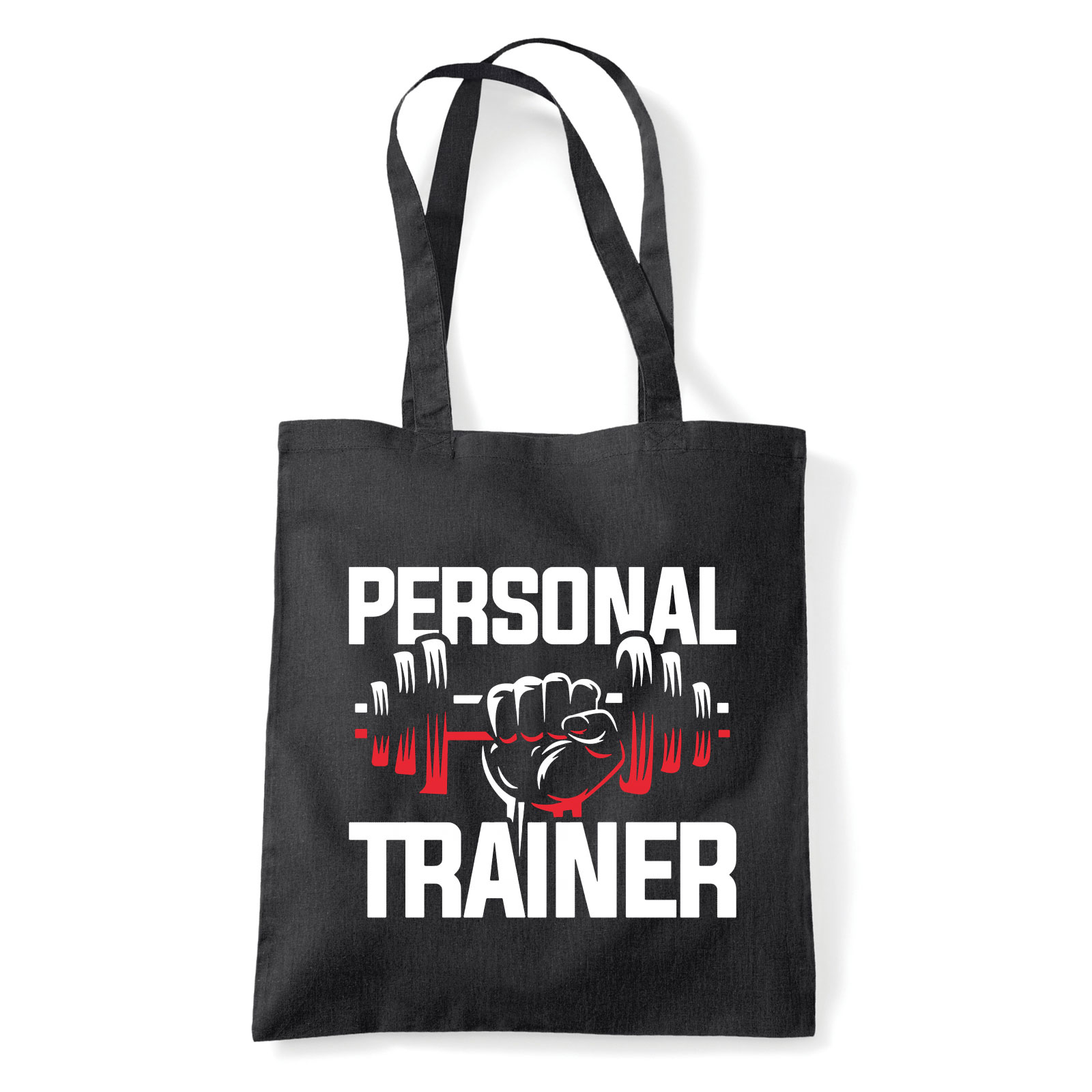 personal trainer személyi edző edzős kondi Fekete Shopper Vászontáska