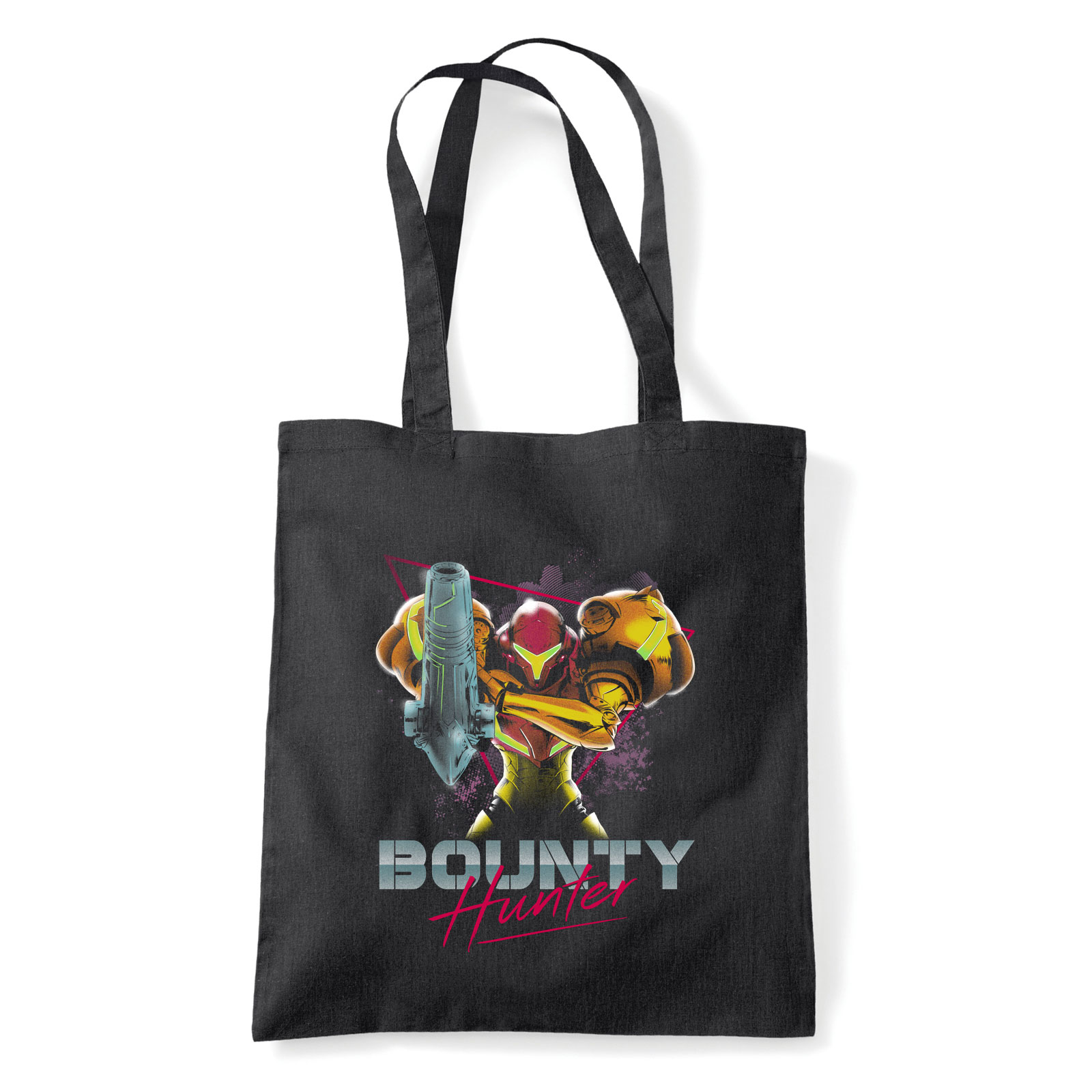 metroid Fekete Shopper Vászontáska