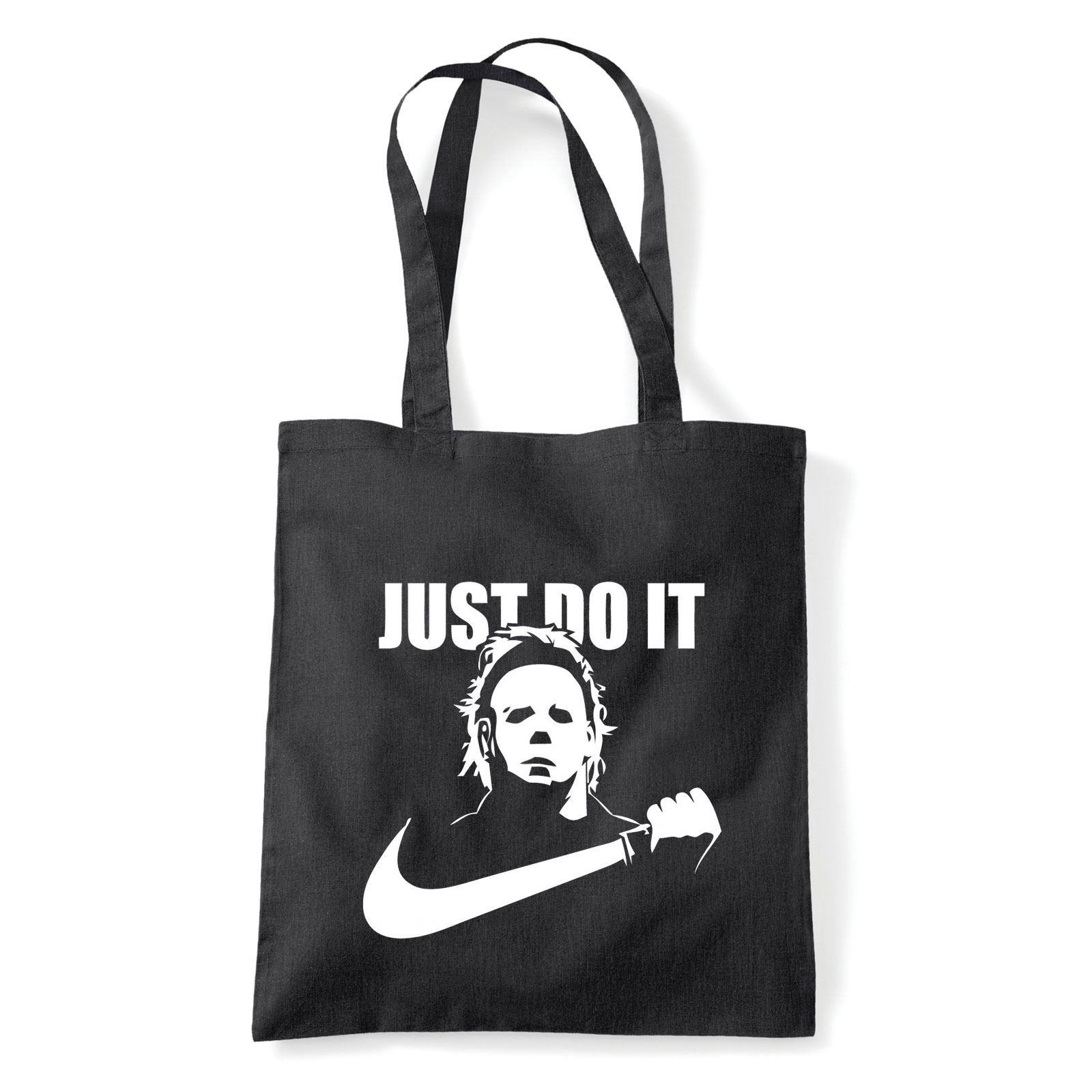 halloween mike myers just kill horror Fekete Shopper Vászontáska