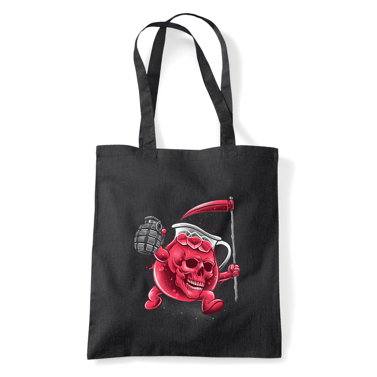 kool aid koponya Fekete Shopper Vászontáska