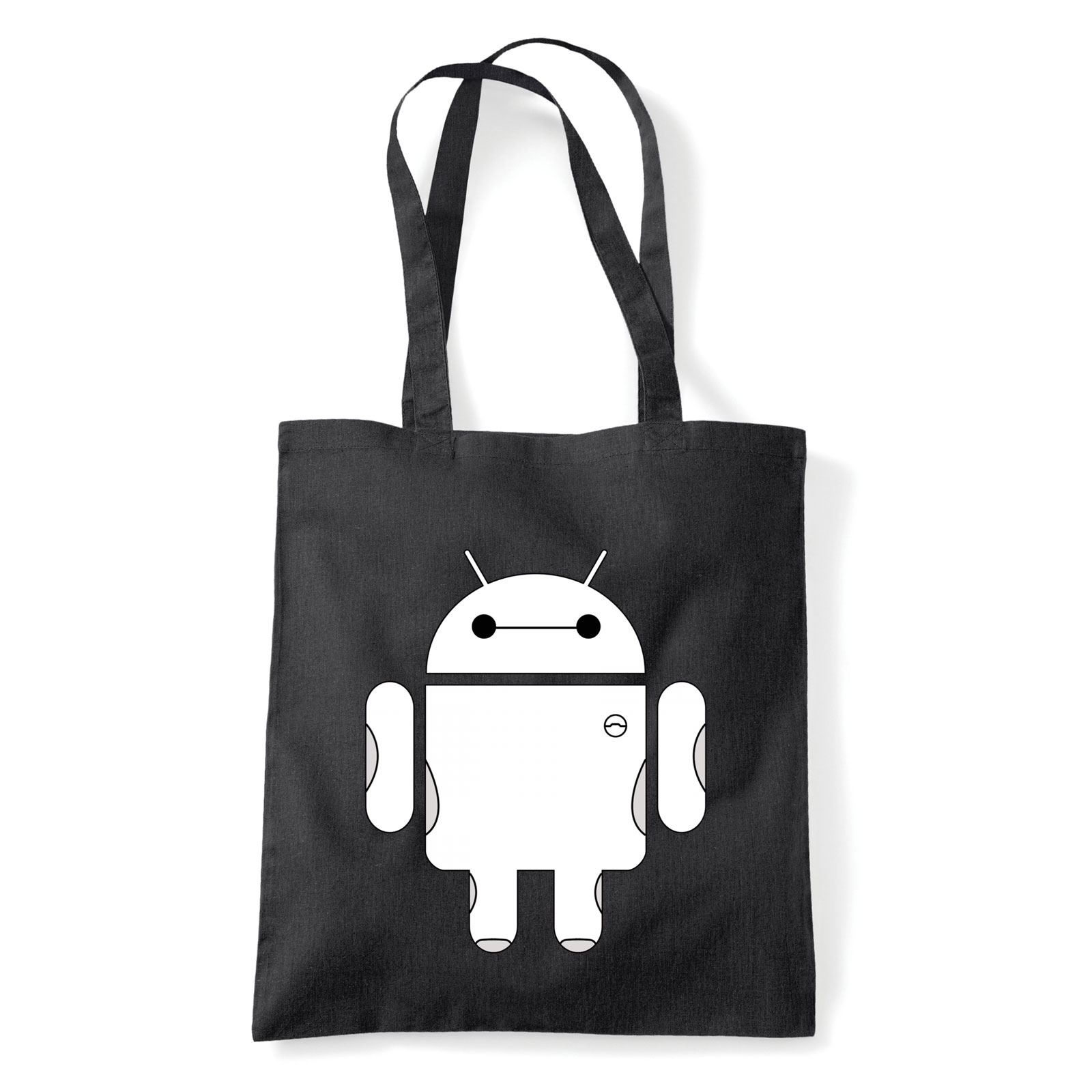 android bay max Fekete Shopper Vászontáska