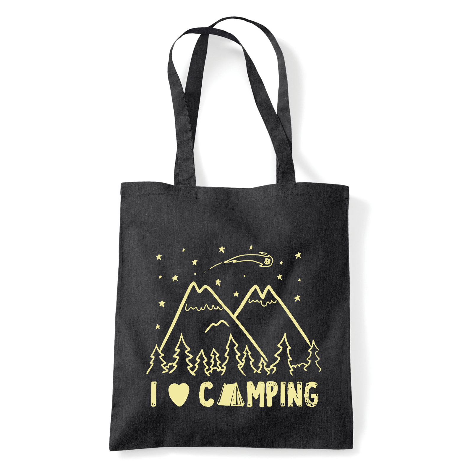 kempin camping Fekete Shopper Vászontáska
