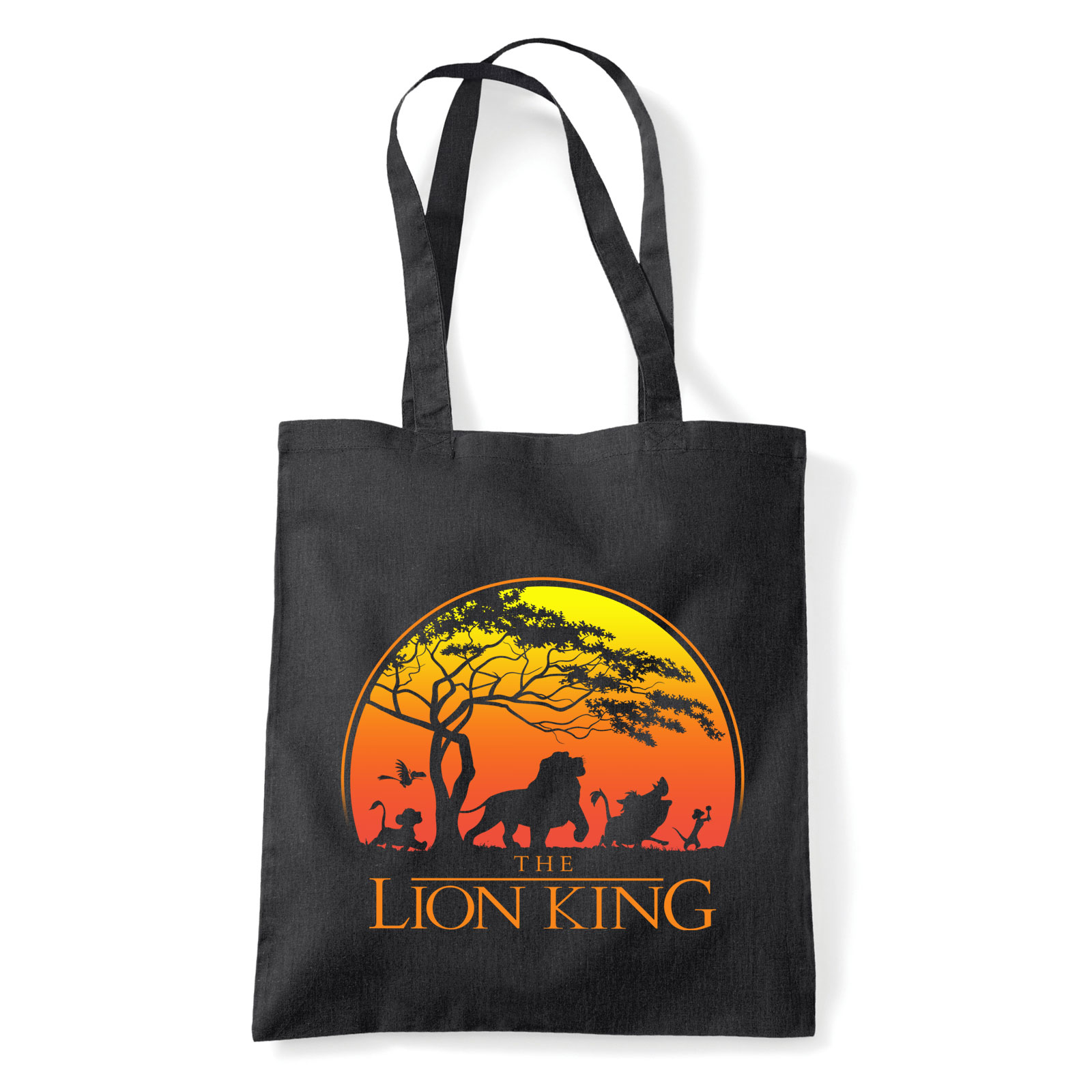 the lion king az oroszlánkirály Fekete Shopper Vászontáska