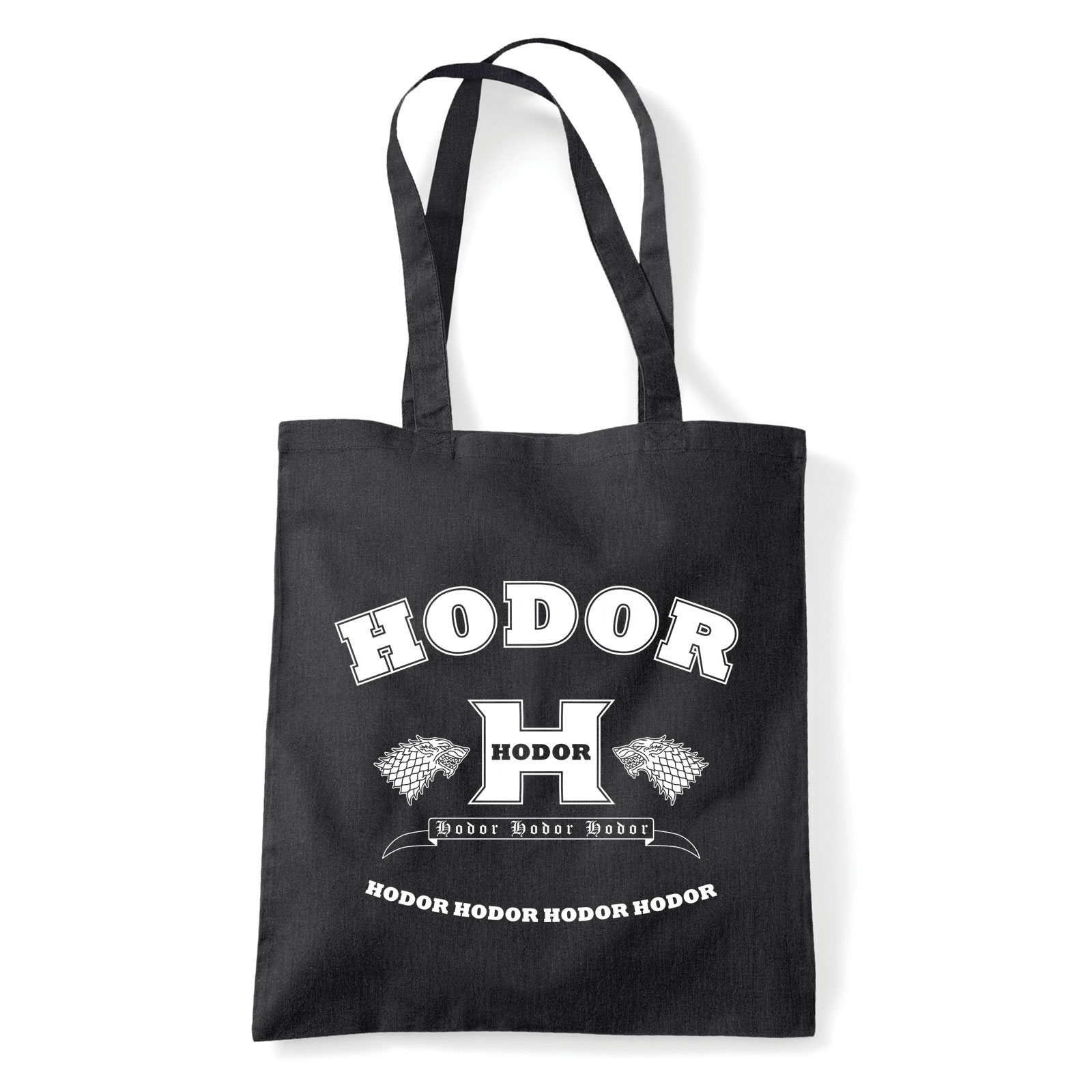 hodor trónok harca game of thrones Fekete Shopper Vászontáska