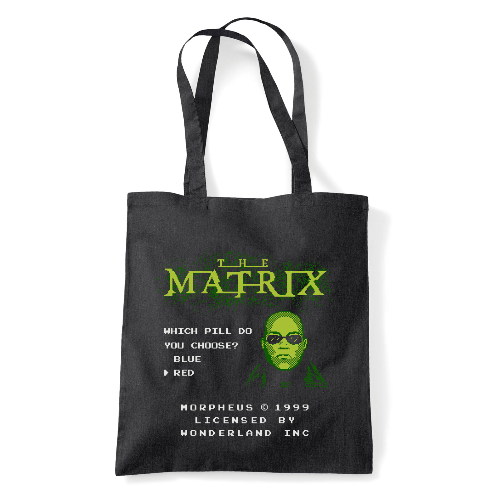 matrix morpheus Fekete Shopper Vászontáska