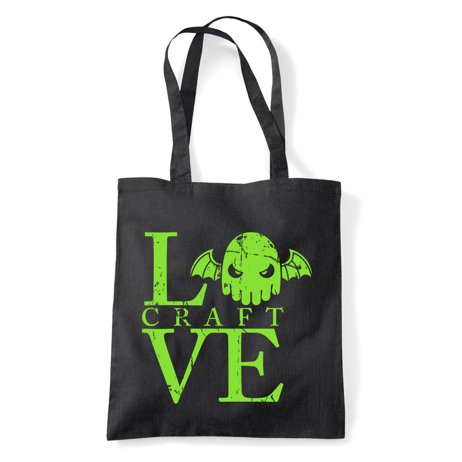 hp lovecraft Fekete Shopper Vászontáska