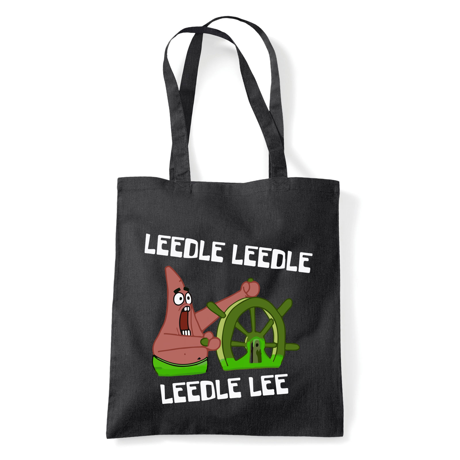 csillag patrik spongya bob Fekete Shopper Vászontáska
