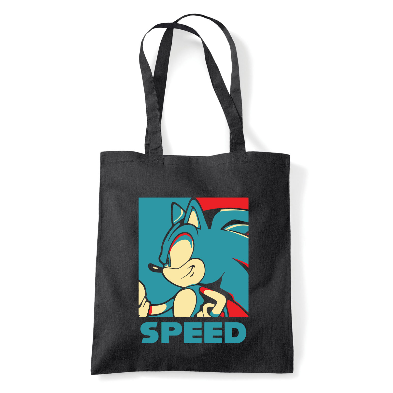 sonic Fekete Shopper Vászontáska