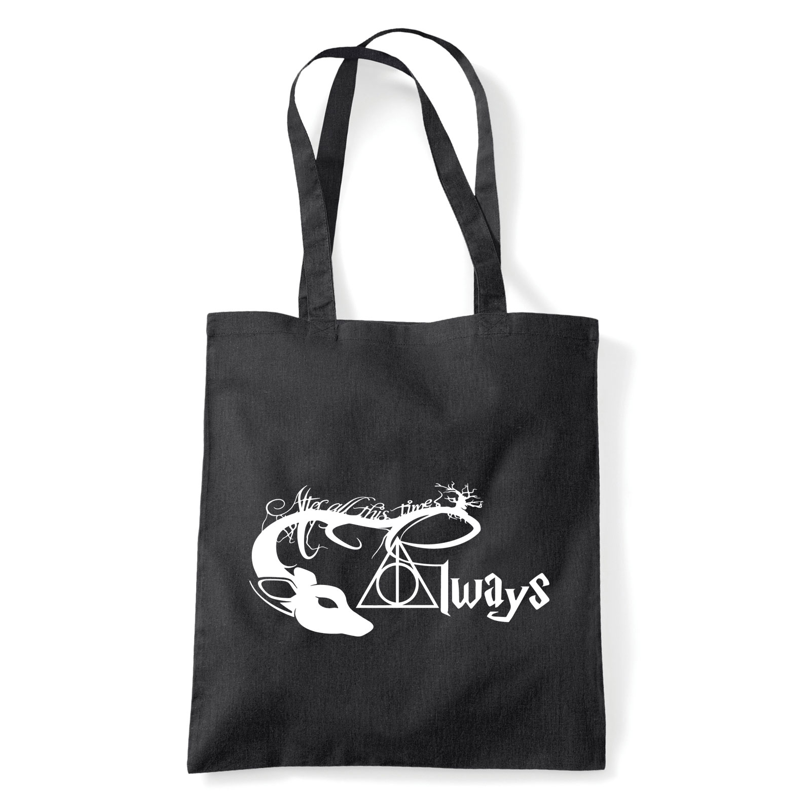 harry potter always Fekete Shopper Vászontáska
