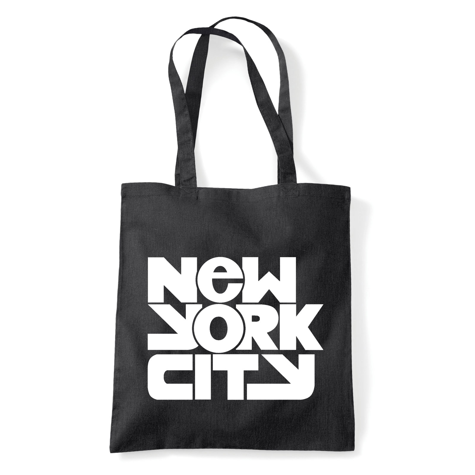 new york city Fekete Shopper Vászontáska