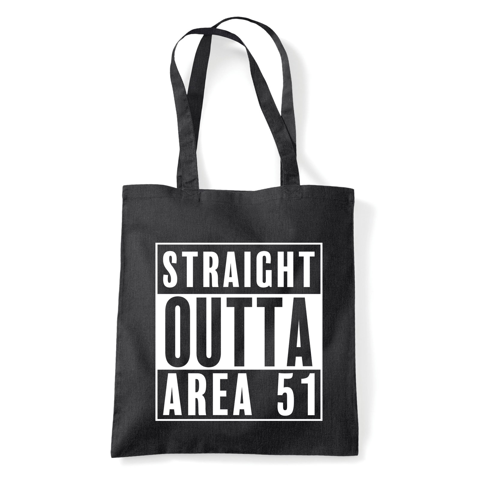 ufo 51 es körzet area 51 Fekete Shopper Vászontáska