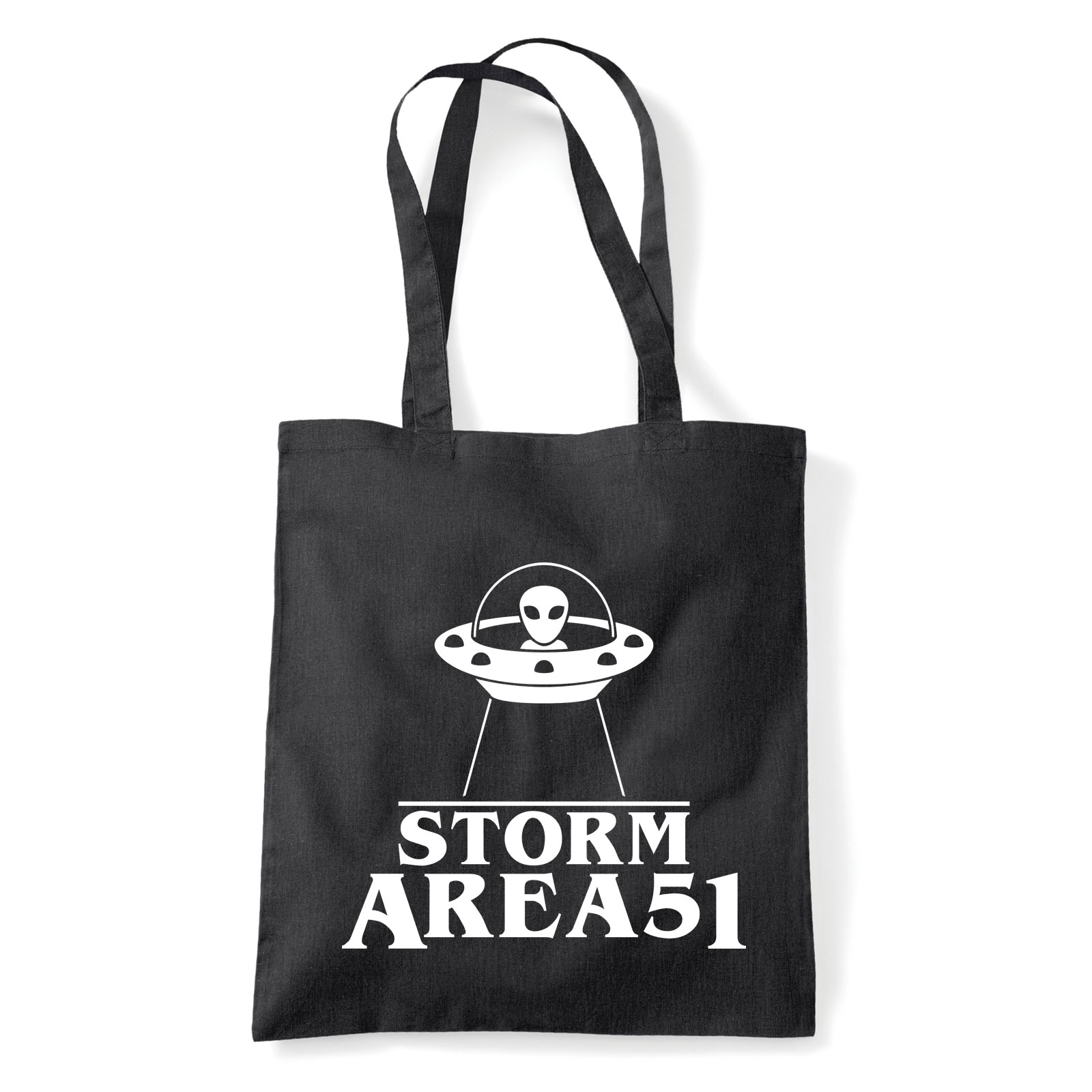 area 51 51 es körzet ufo Fekete Shopper Vászontáska