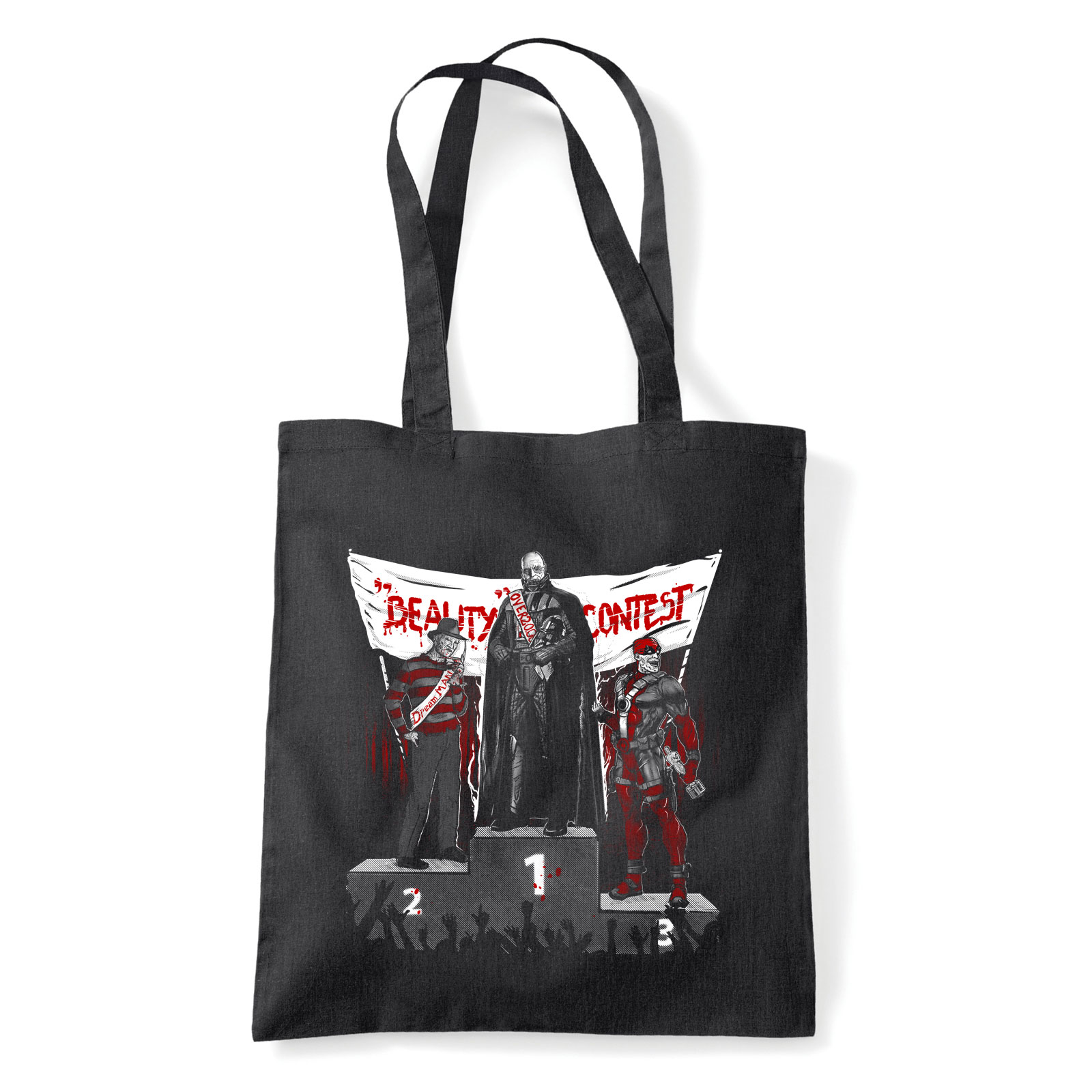 darth vader freddy krueger Fekete Shopper Vászontáska