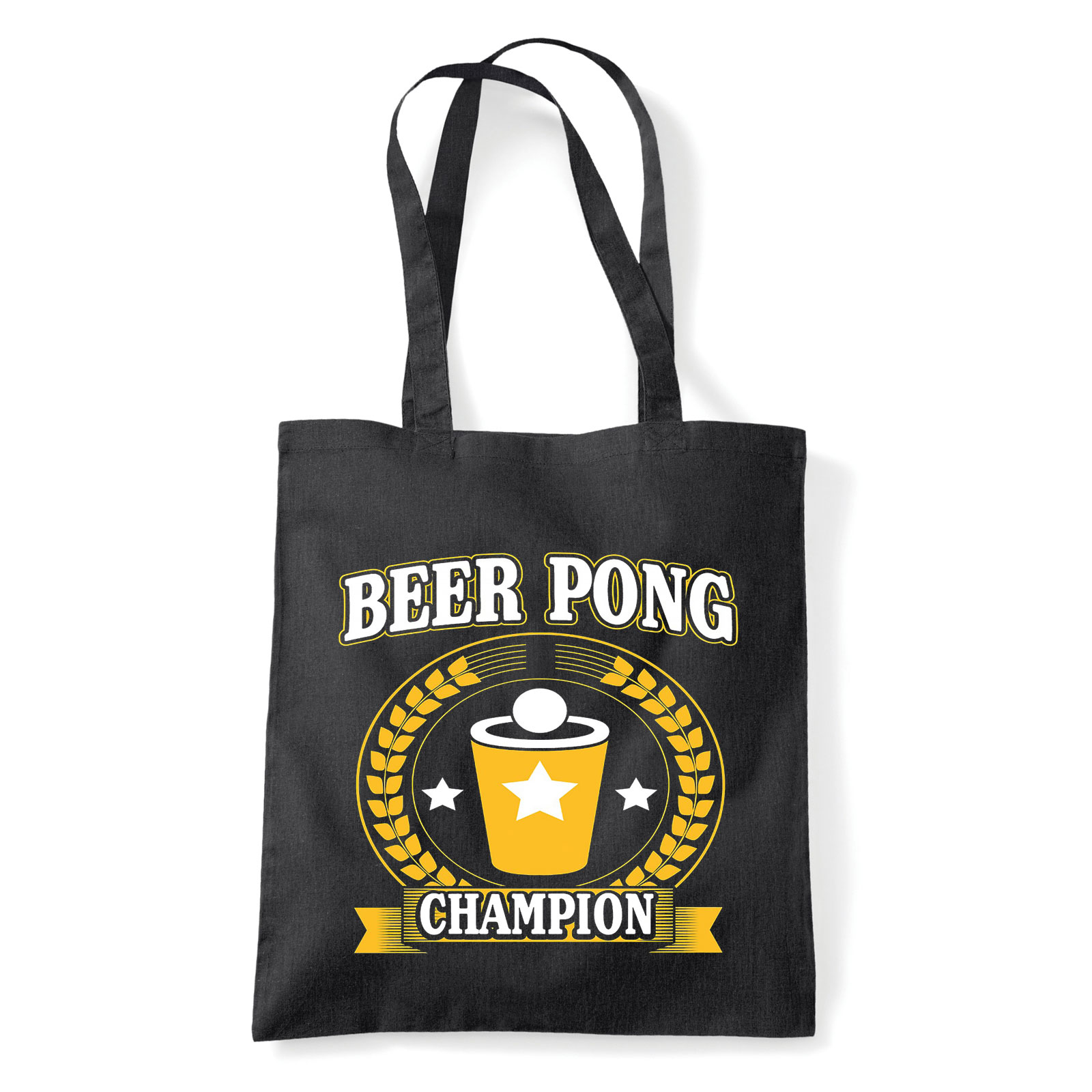 sörpong beer pong Fekete Shopper Vászontáska