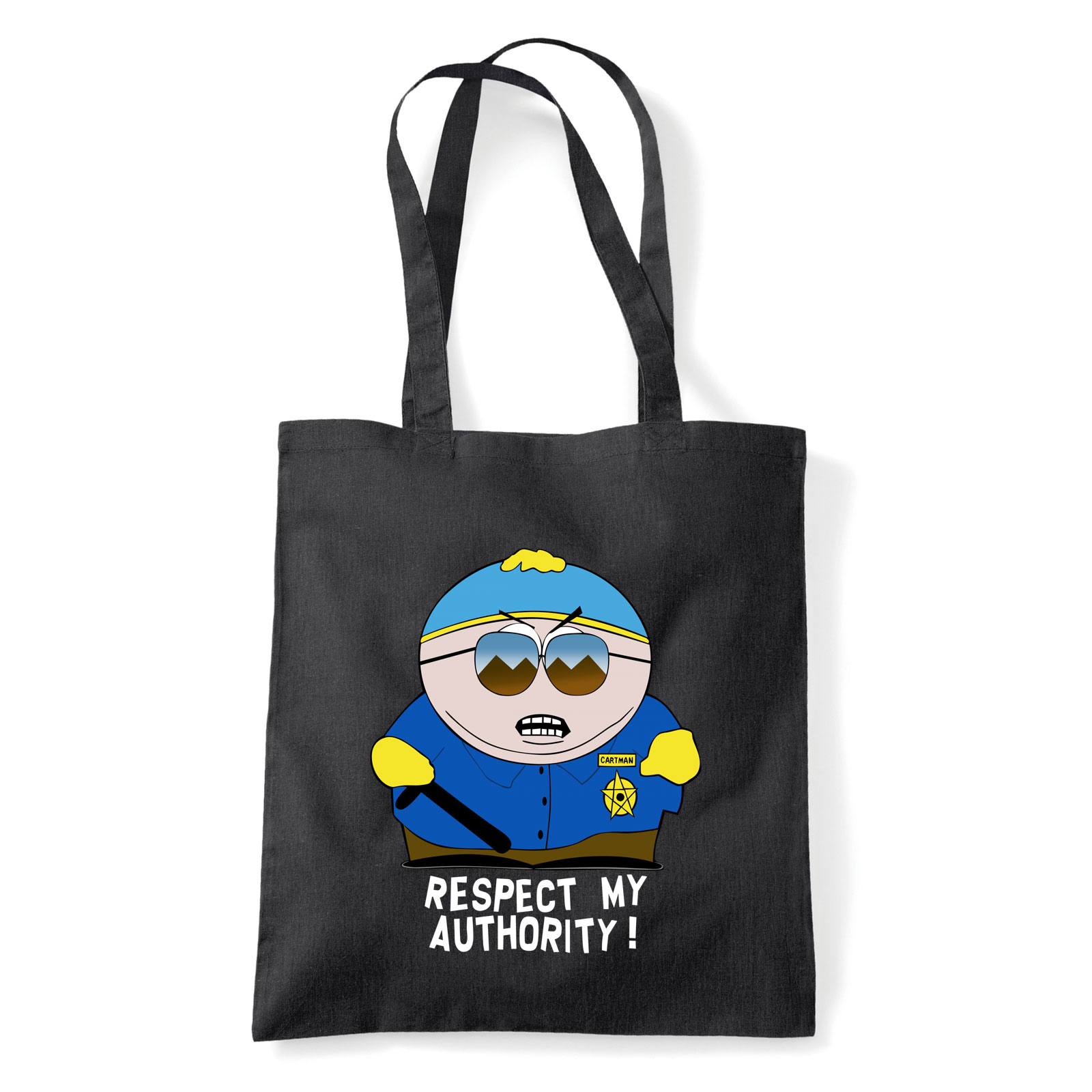 south park eric cartman Fekete Shopper Vászontáska