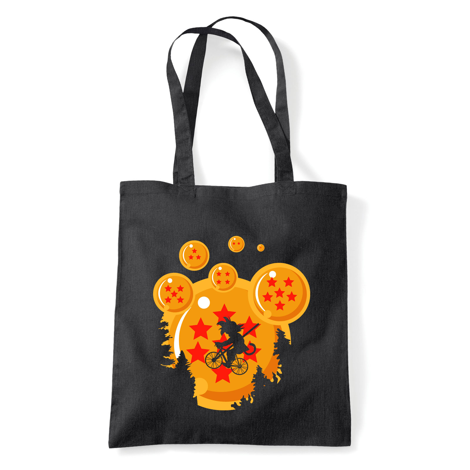 dragon ball son goku Fekete Shopper Vászontáska