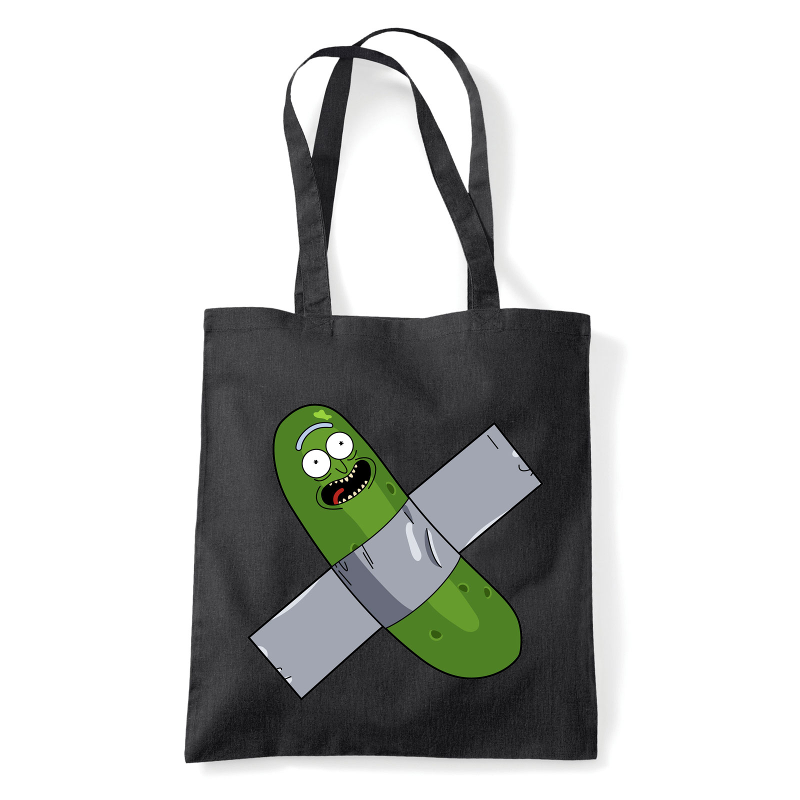 ubi rick rick és morty pickle rick Fekete Shopper Vászontáska