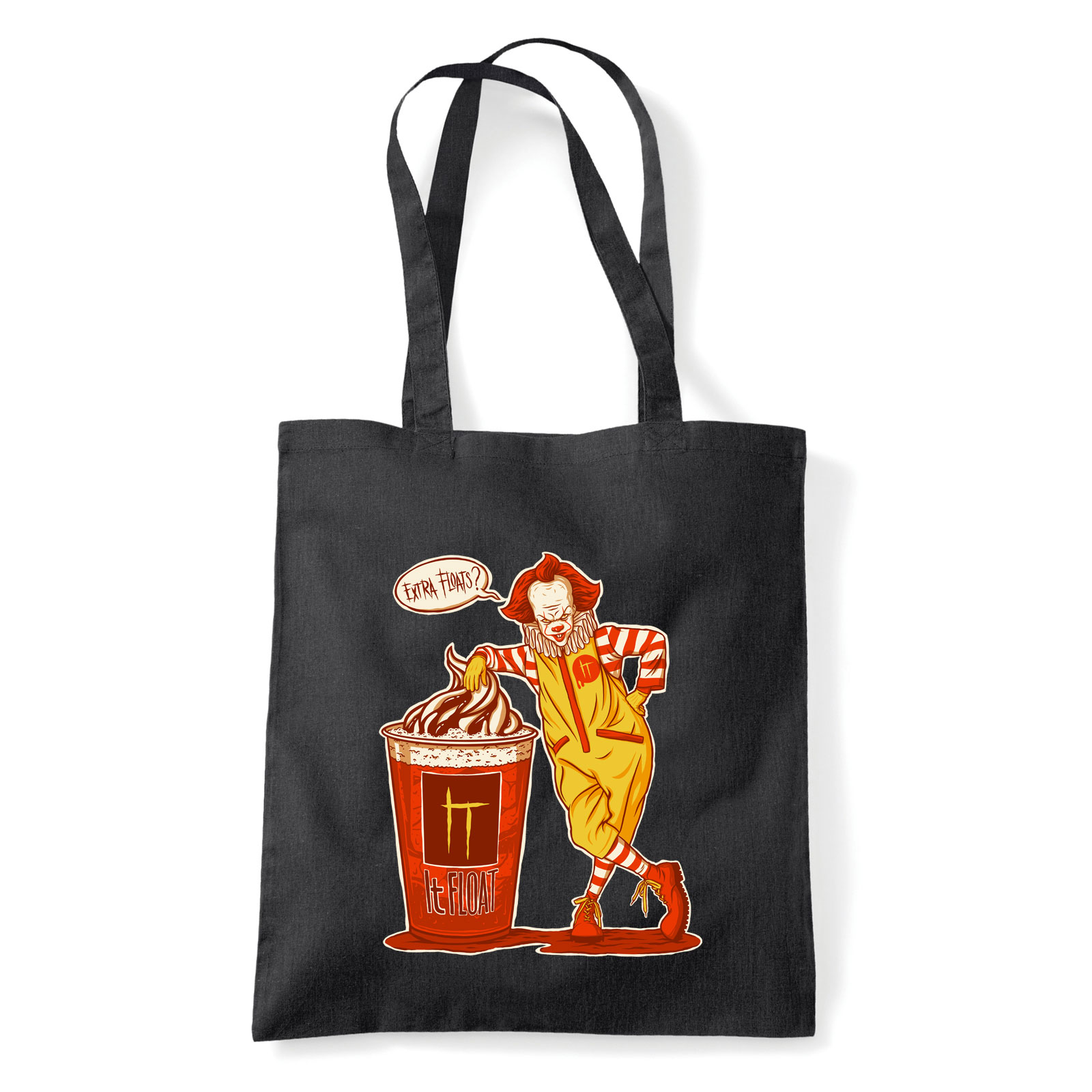 pennywise az stephen king Fekete Shopper Vászontáska