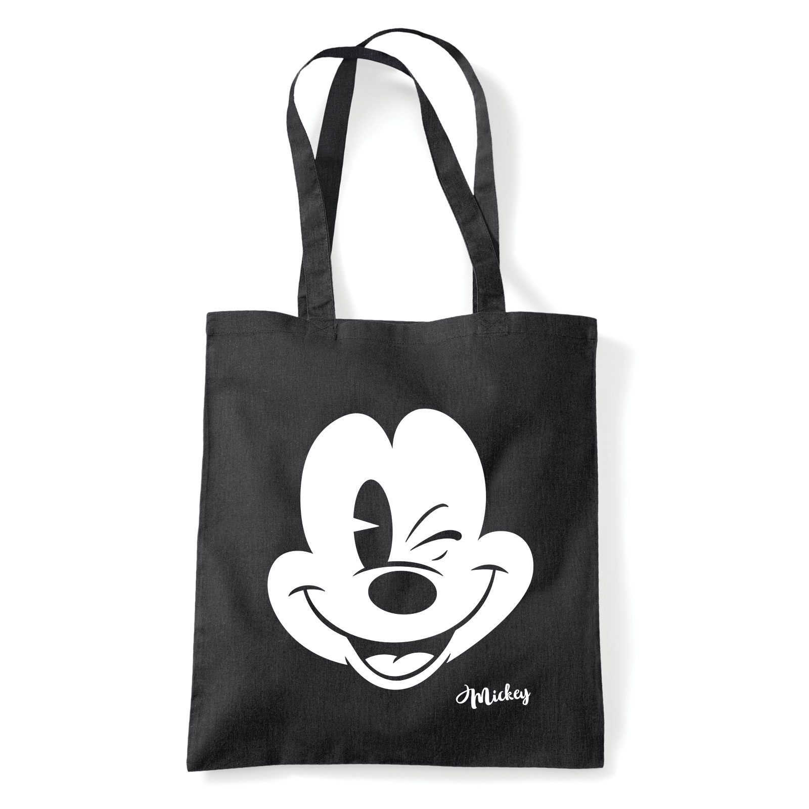 Mickey egér mouse Fekete Shopper Vászontáska