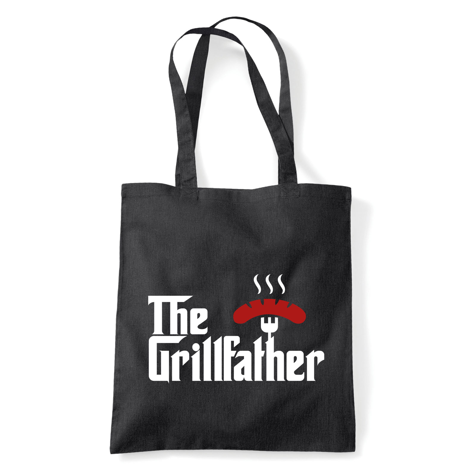 grill grillezés Fekete Shopper Vászontáska