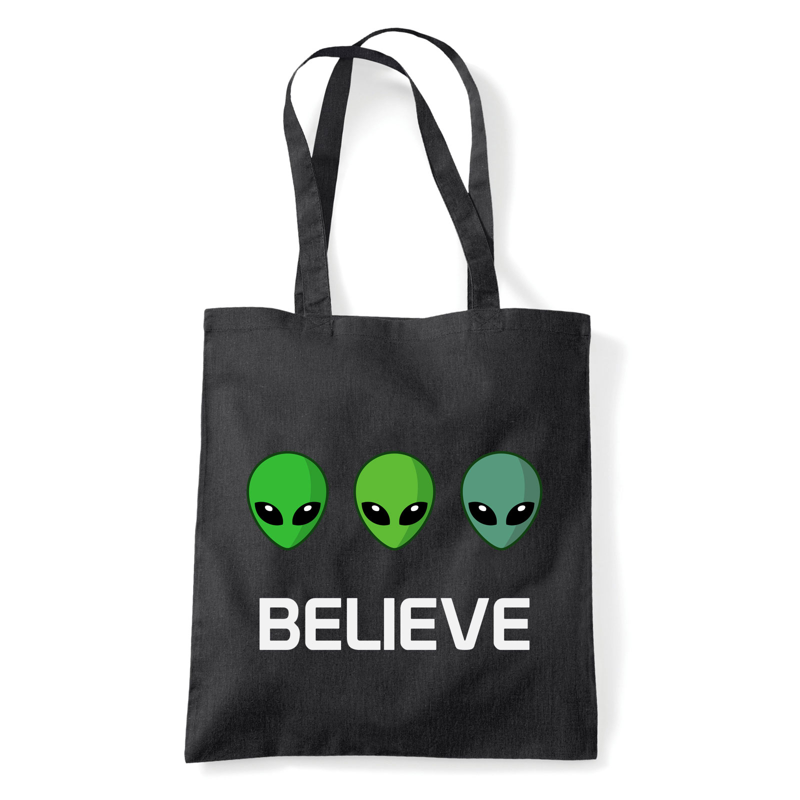 ufo believe Fekete Shopper Vászontáska