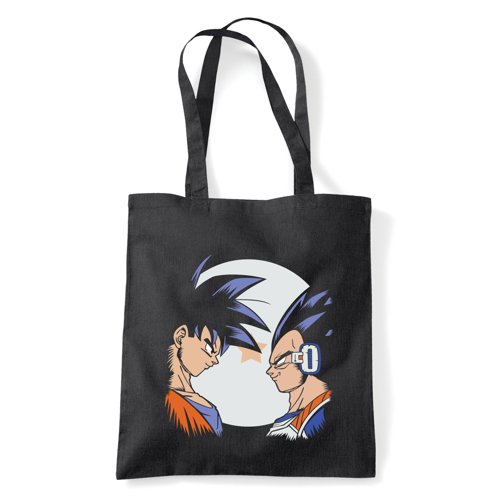 son goku dragon ball Fekete Shopper Vászontáska