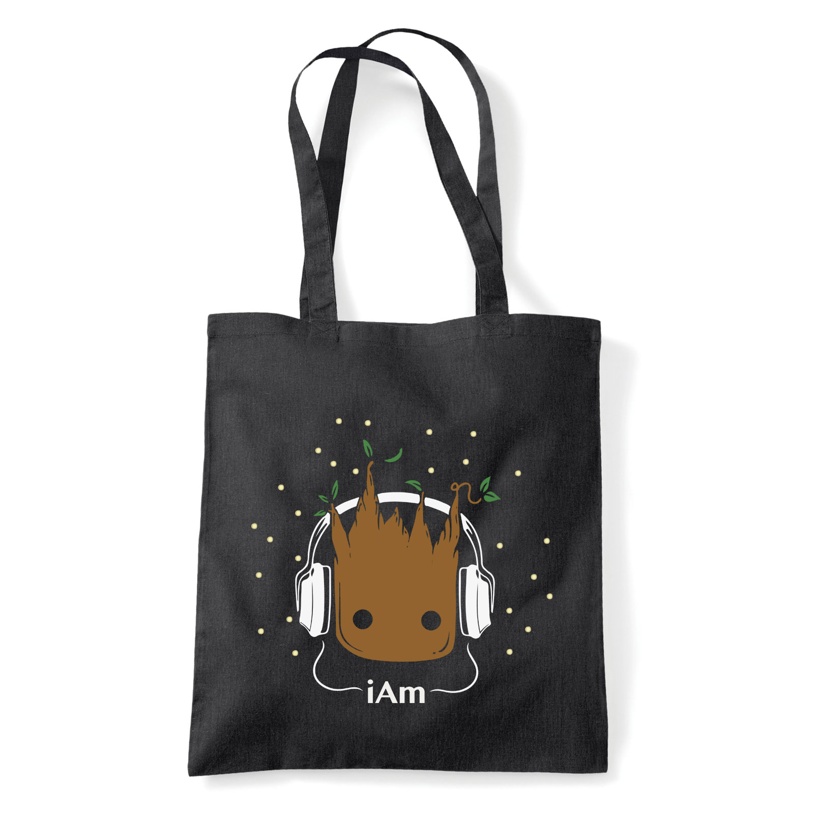 groot galaxis őrzői Fekete Shopper Vászontáska