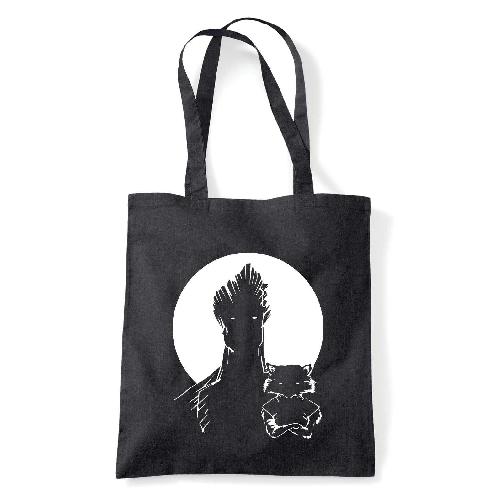 Groot és Rocket Raccoon galaxis őrzői Fekete Shopper Vászontáska