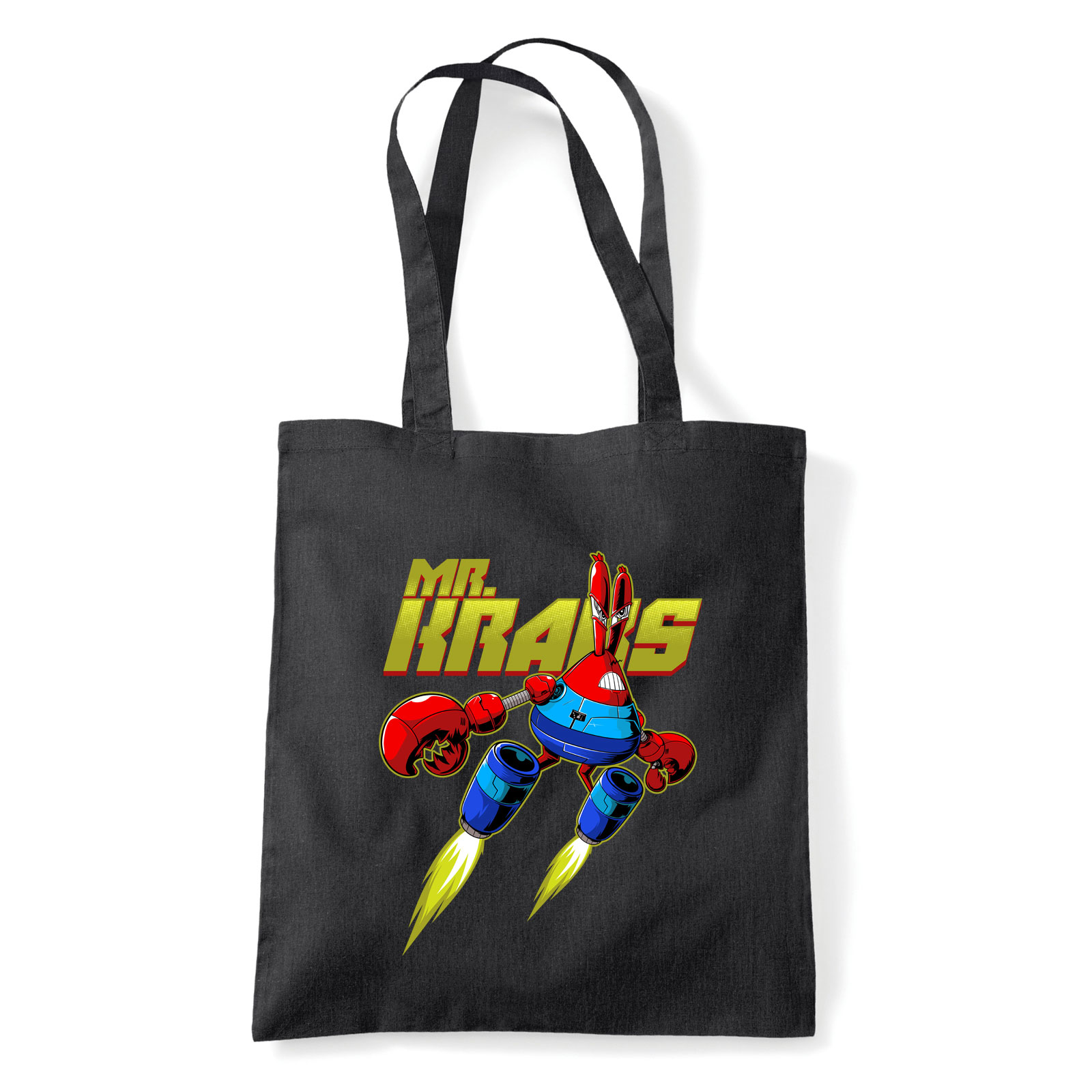 mr krabs rák úr spongya bob Fekete Shopper Vászontáska
